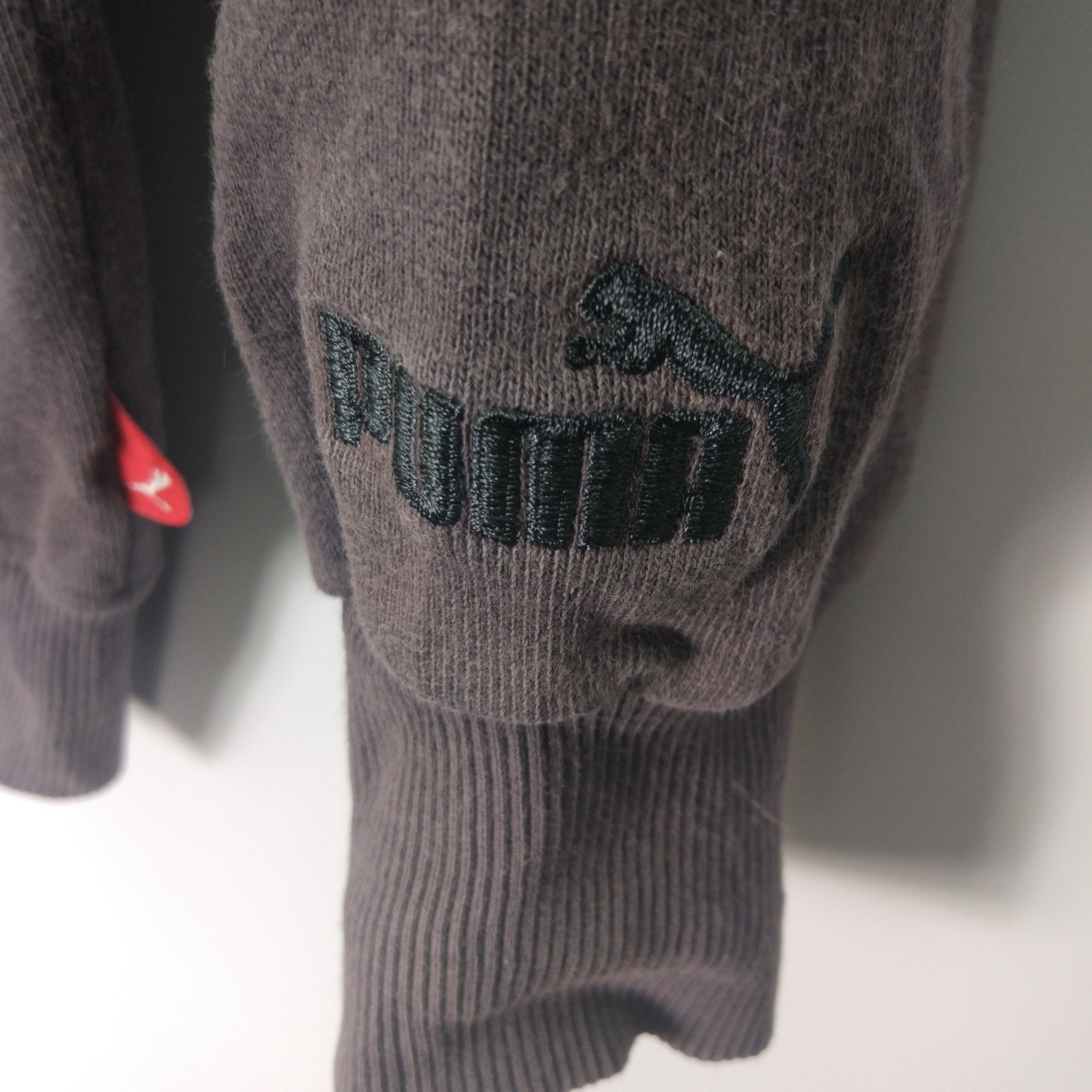 PUMA Embroidery Big Logo Zip Up Jumper Sweatshirt - 8