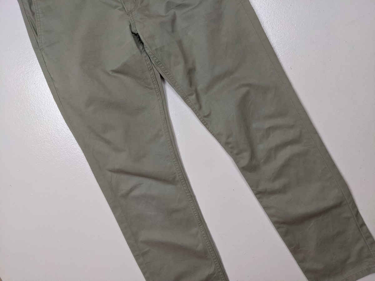 Green - White Tab Khakis Chinos Slack Pant Trouser Bottom - 3