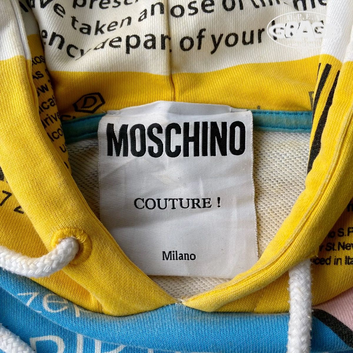 hoodie🔥BEN FROST For MOSCHINO x JEREMY SCOTT AW18 multicolor - 7