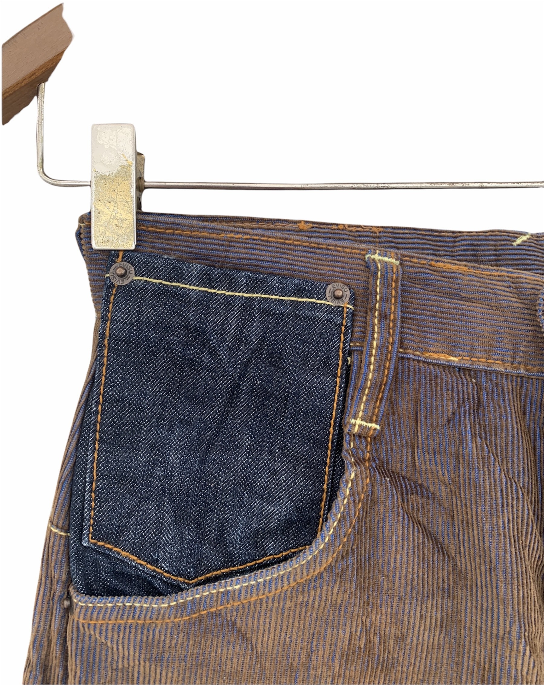 Evisu - Vintage Evisu Genes Curduroy Spellout Pant - 3