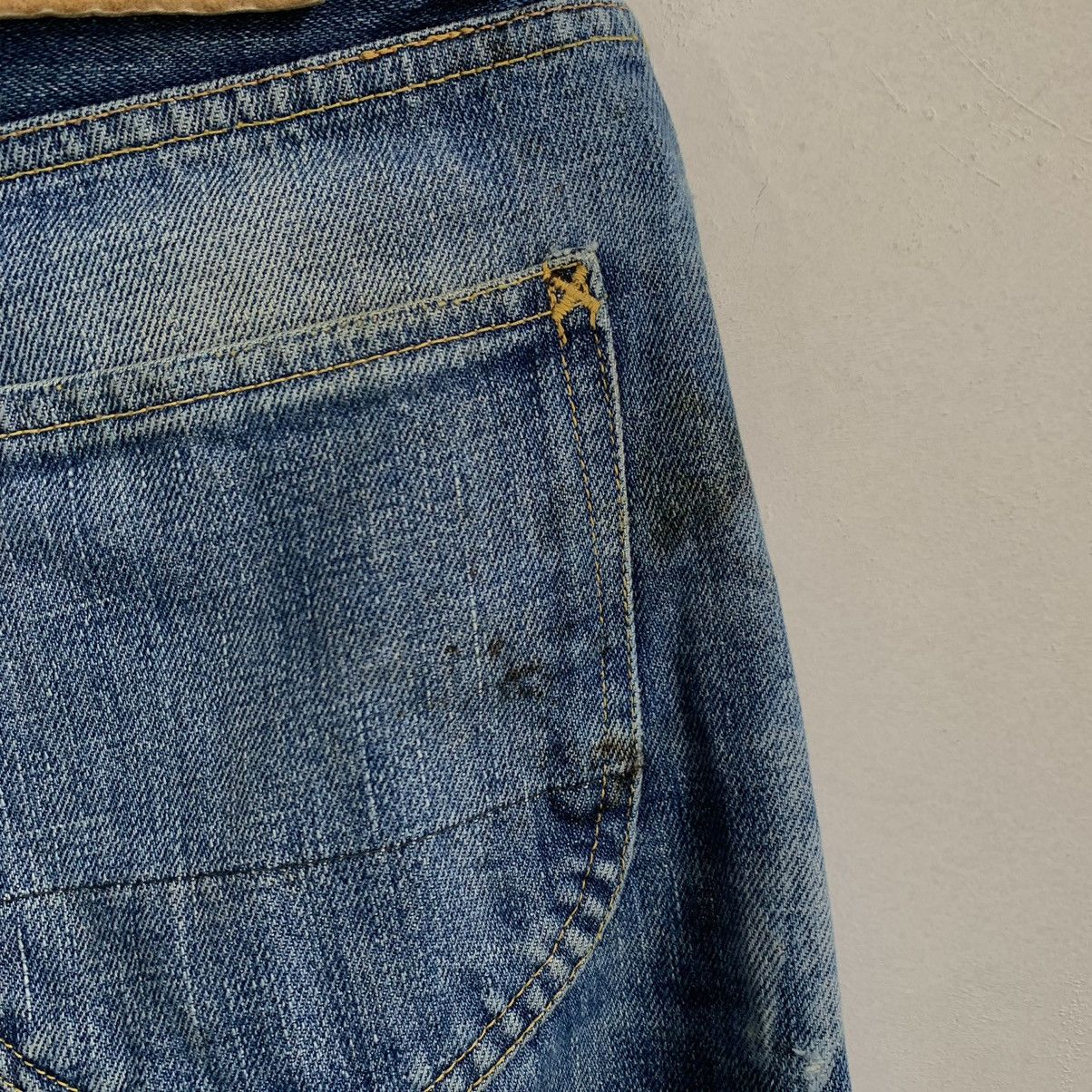 Vintage - Cowboy Distressed Denim Jeans - 9