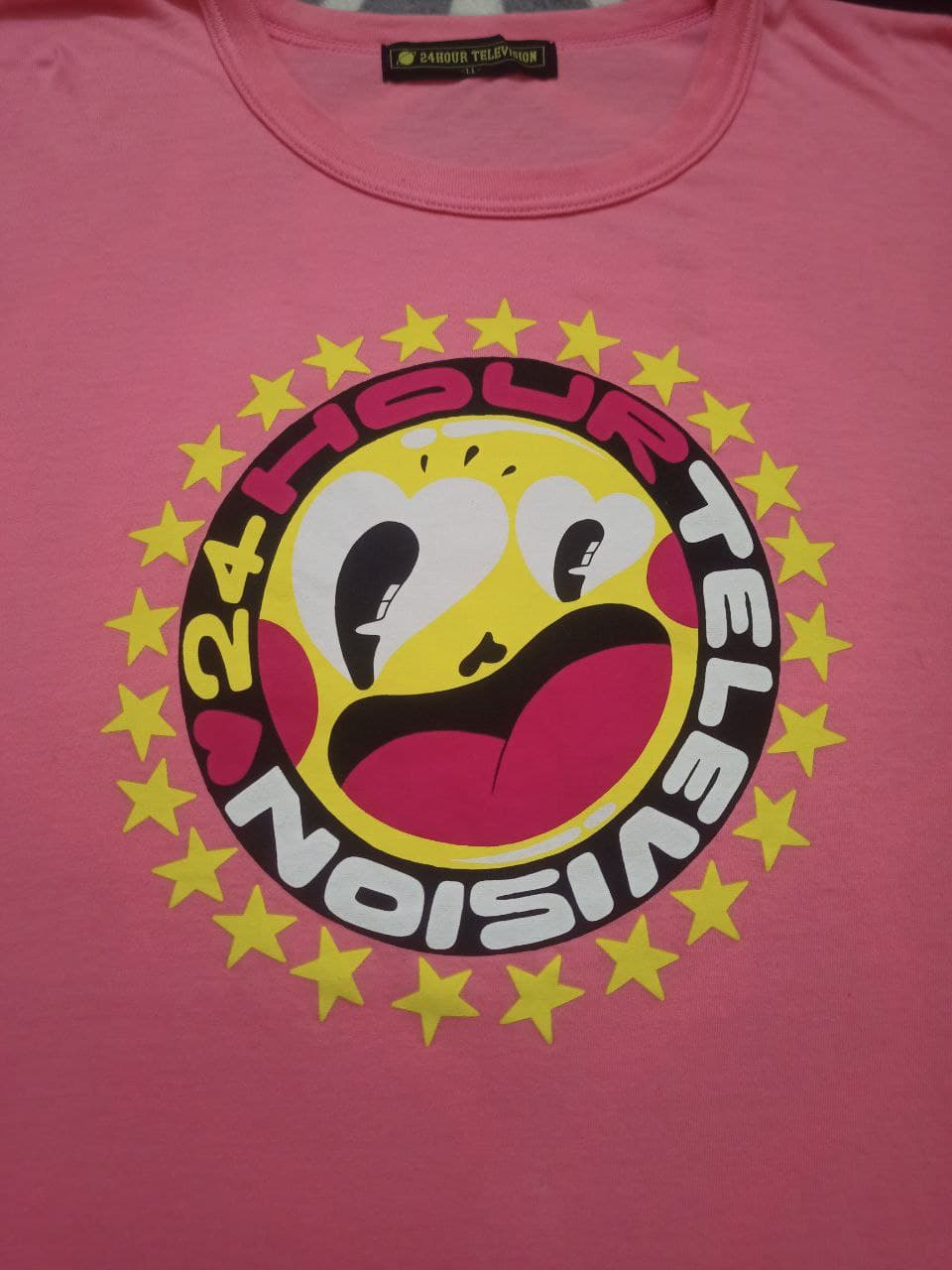 Vintage - 24 Hour television Star Smiley Lovely T Shirt - 1