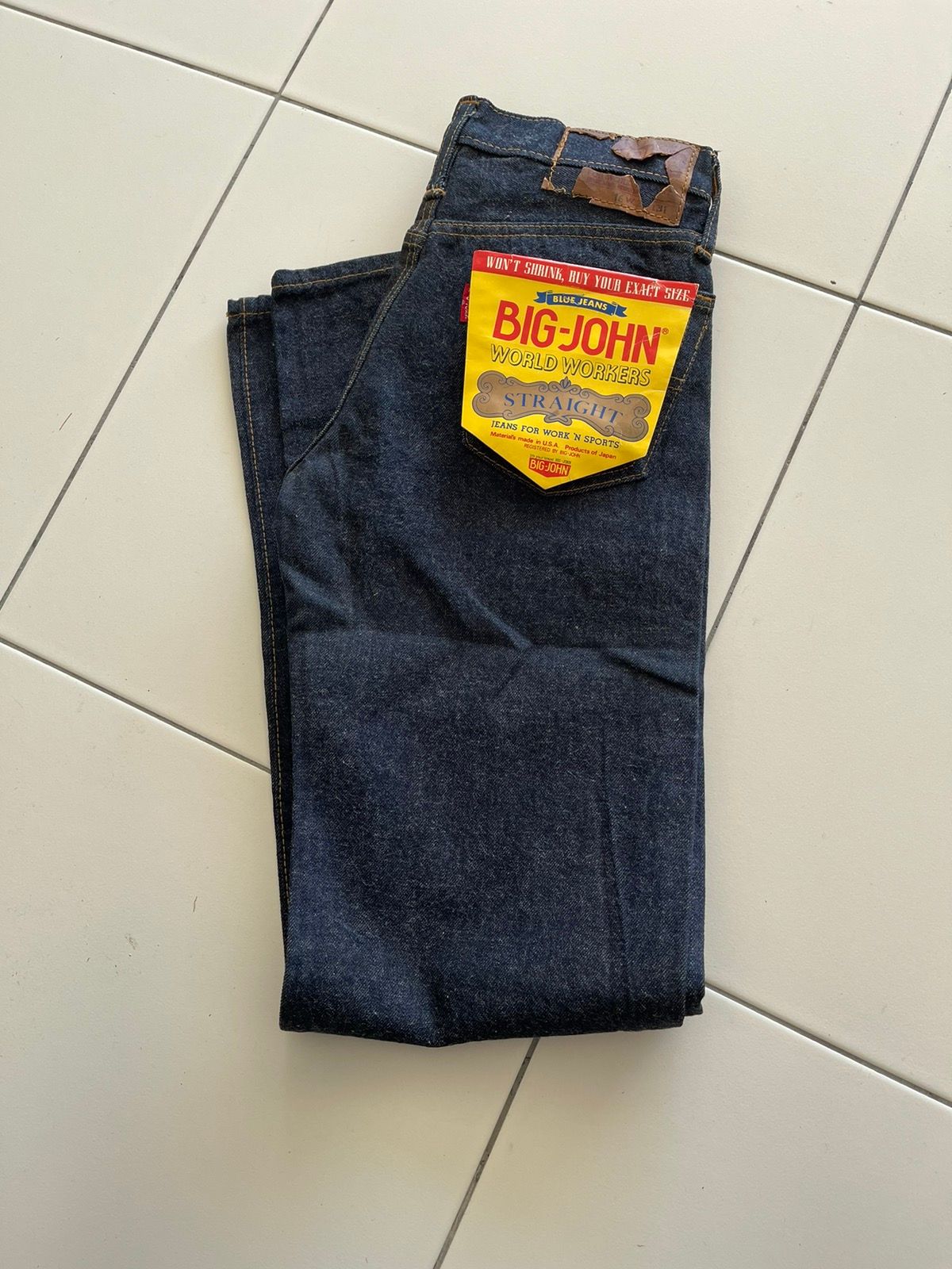 VINTAGE BIG JOHN BLUE JEANS - 5