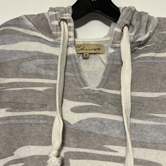 Vintage Havana Burnout Fleece Camo Hoodie - 3