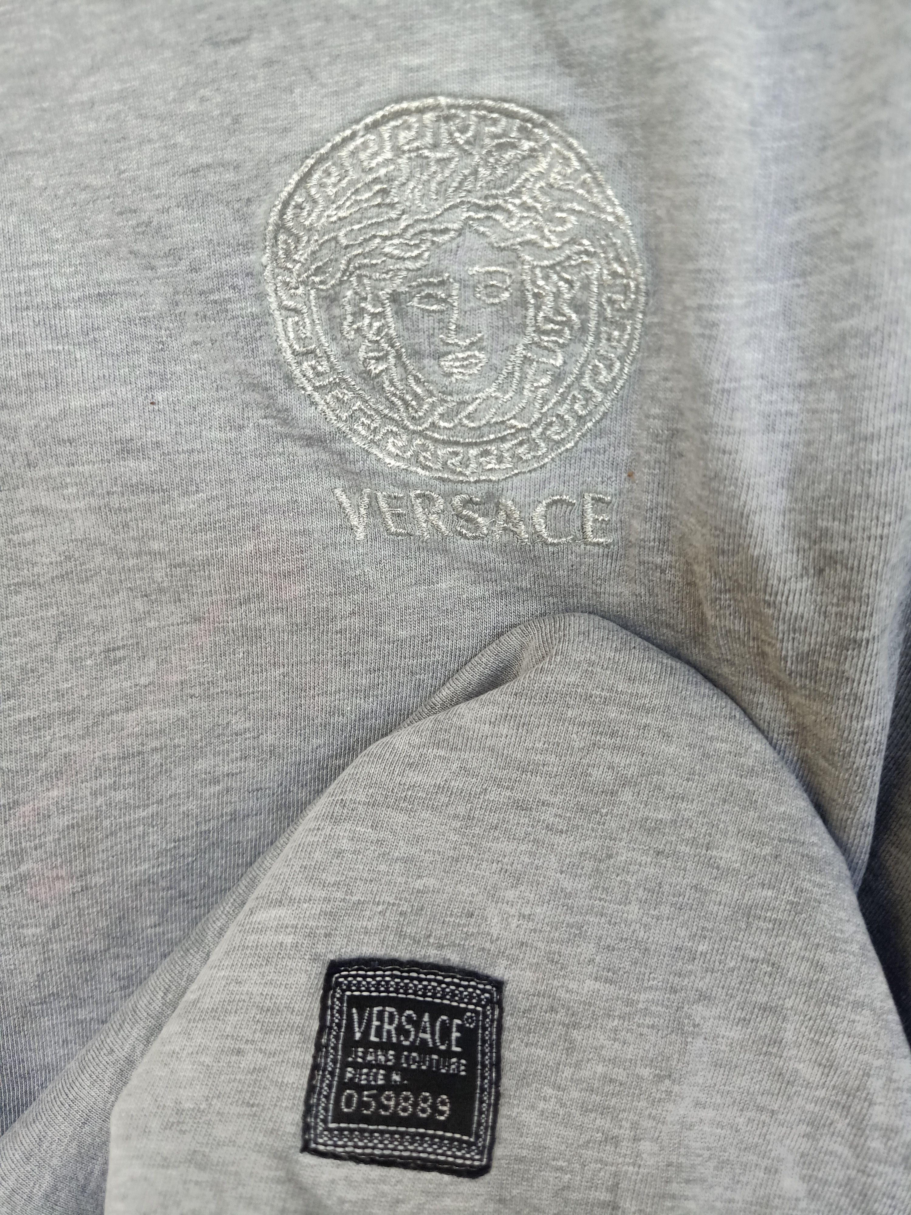 Vtg Distressed Versace Medusa Logo - 3