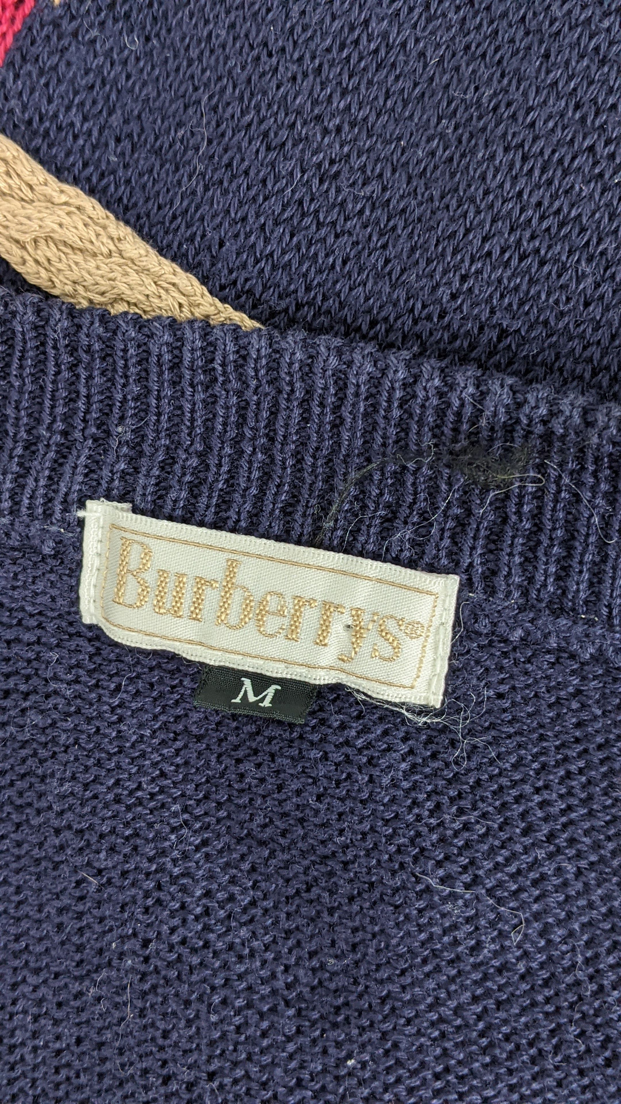 Vintage Burberrys Flag knitwear sweater - 5