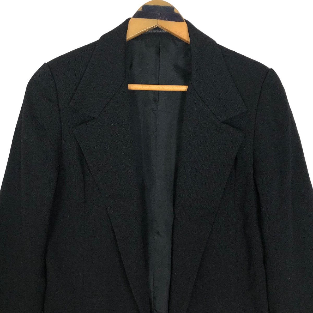 Vintage 90s Yohji Yamamoto Femme 1997AW Cutaway Overcoat - 8