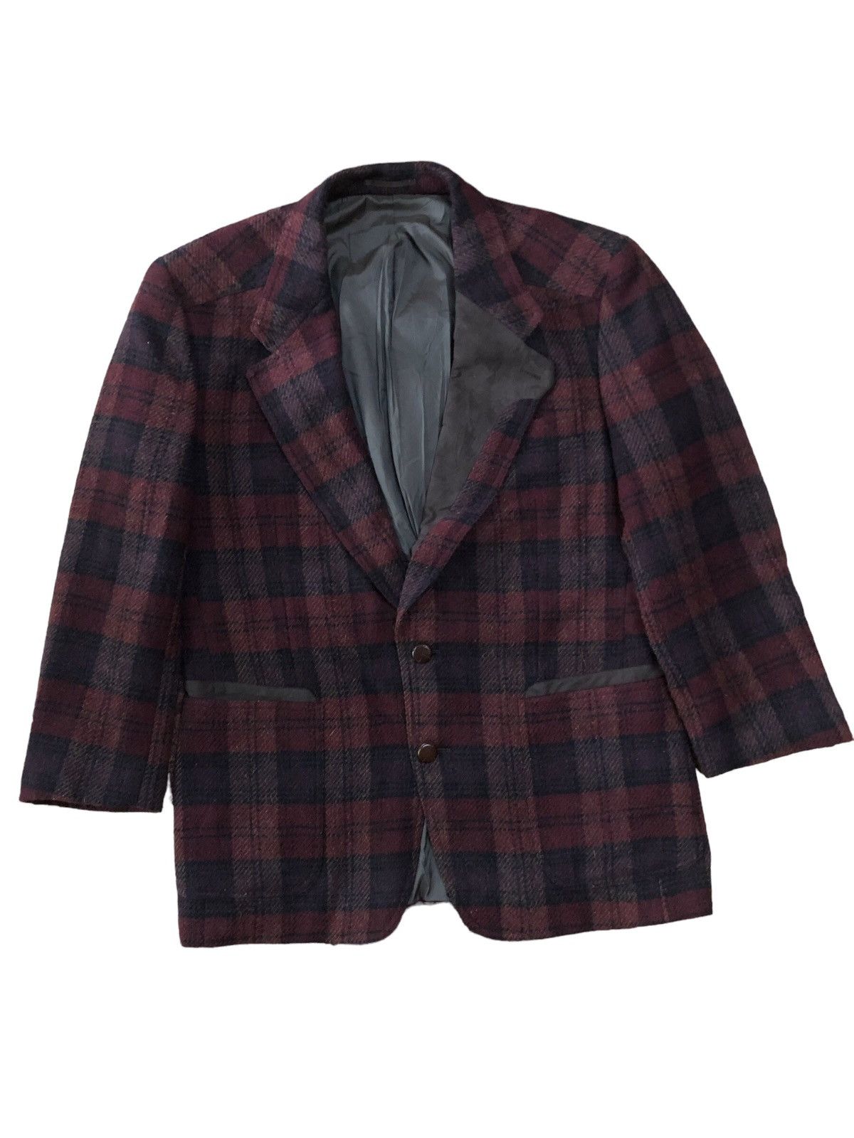 Lanvin Paris Check Tartan Jacket Blazer - 1