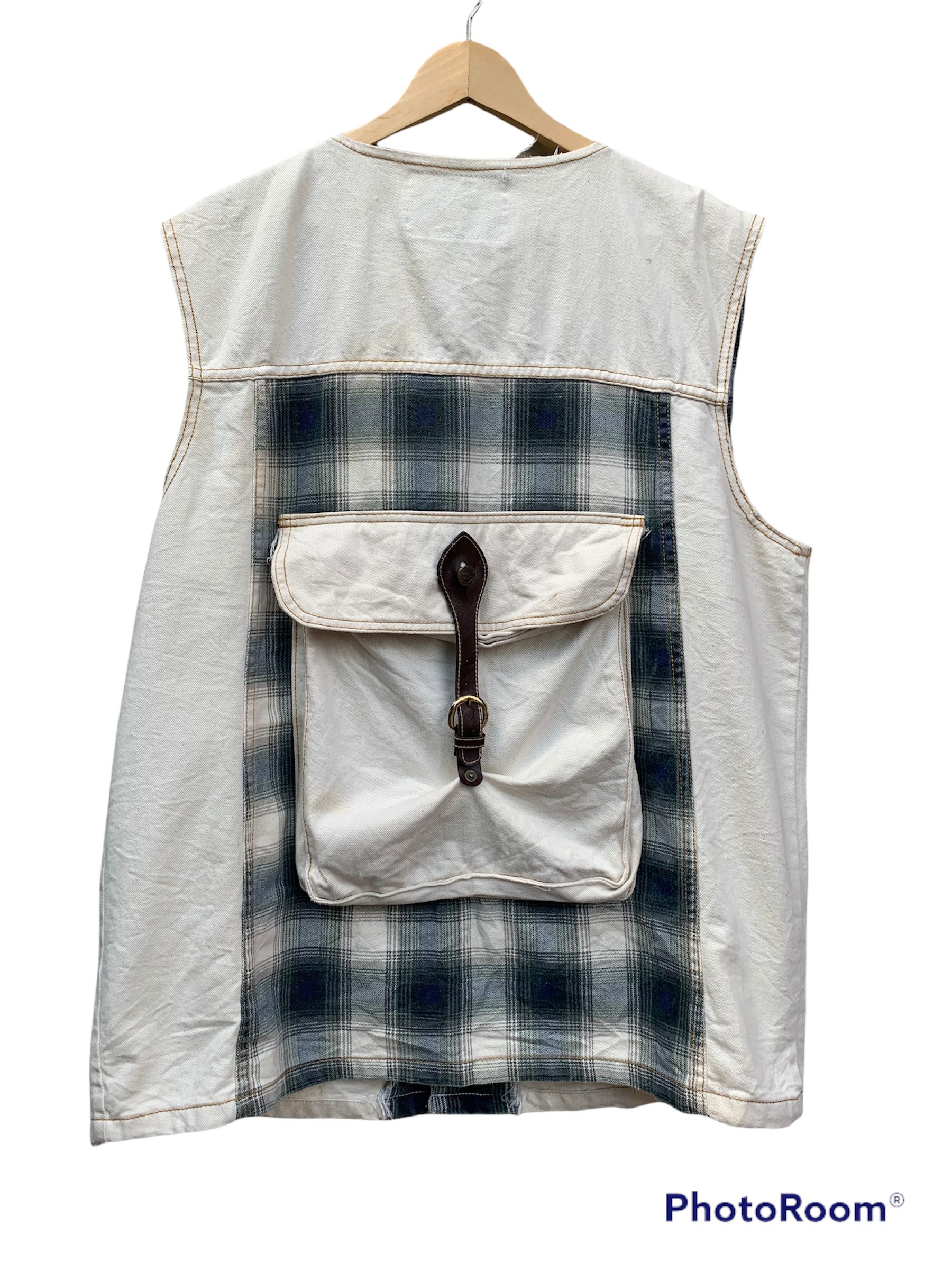 Made In Usa - Vintage Rich Checkered Tactical Vest - 3