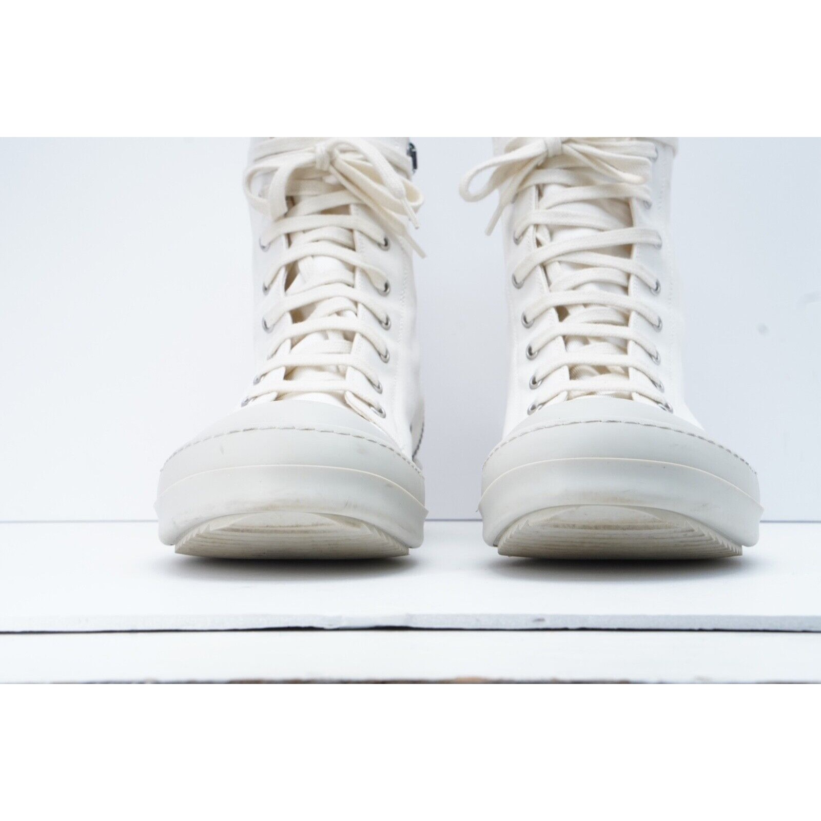SS20 Tecuatl White High Top Rick Sneaker Shoe 44.5 / 11.5 - 2