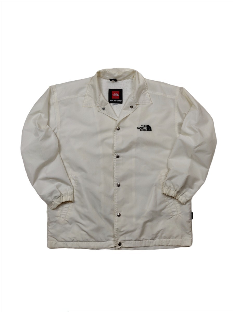 Rock Solid White Coach Jacket Outerwear - 1