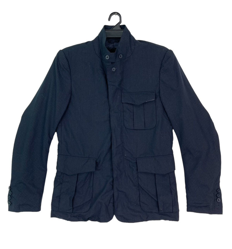 Rare NONNATIVE japan stripe cargo pocket jacket - 1
