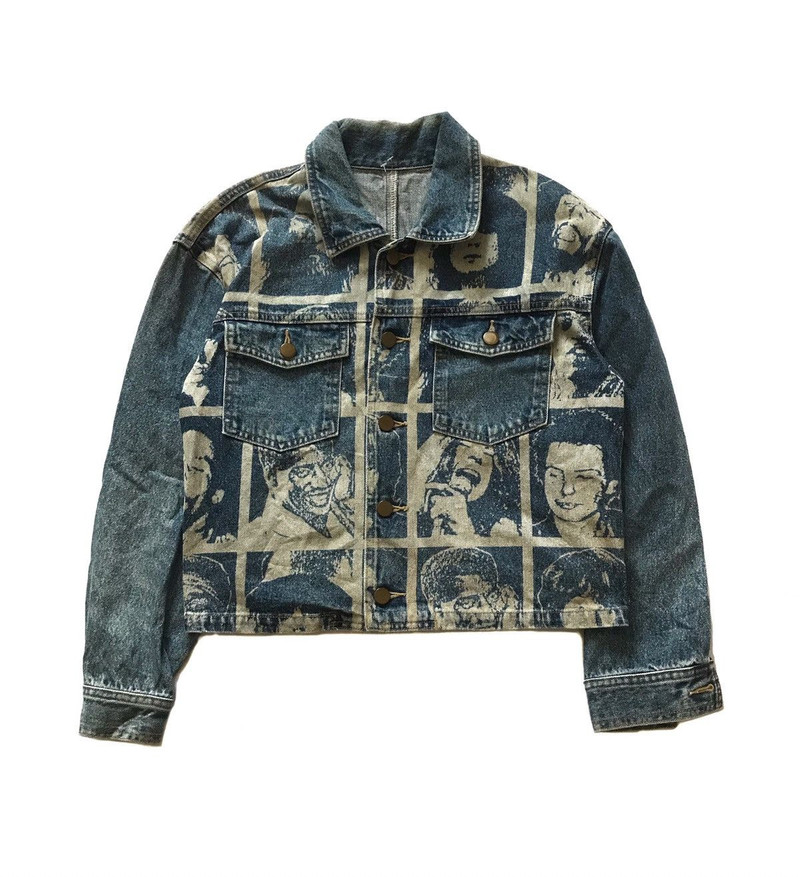 JAPANESE BRAND FULLPRINT DENIM JACKET - 1