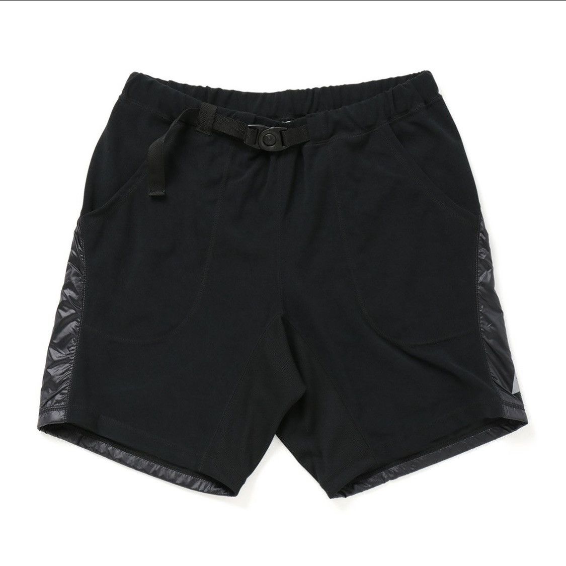 multimodal nylon polyester shorts in black, men’s size 3 - 6