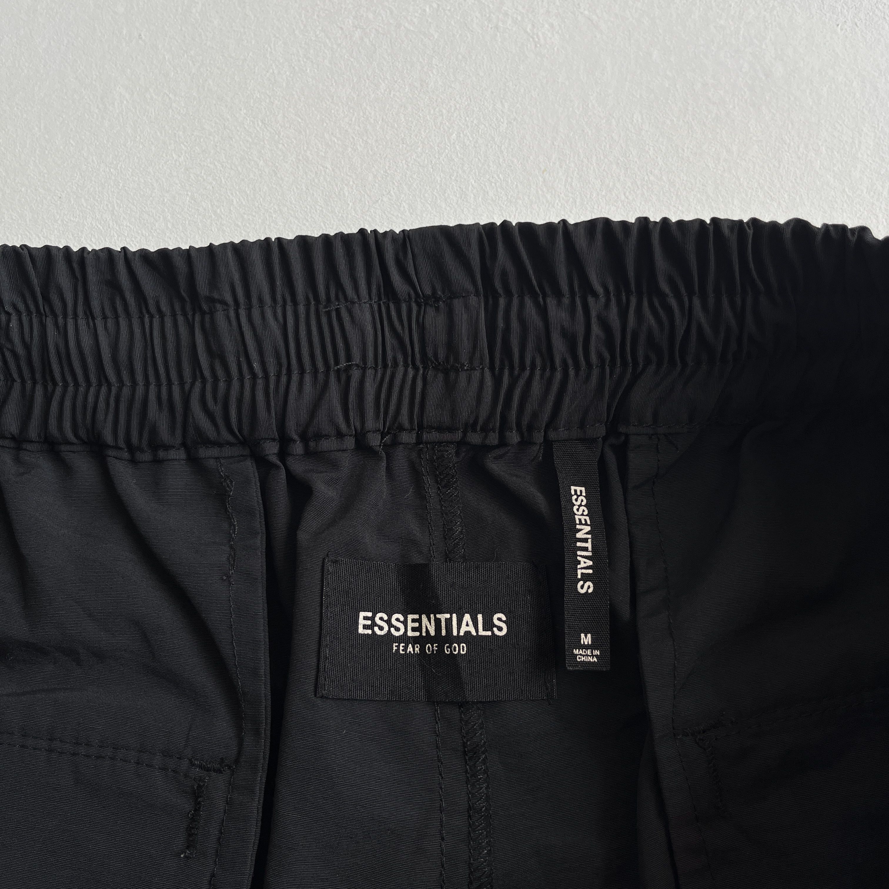 Fear of God Essentials Nylon Track Pants Black - 3