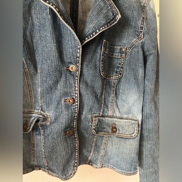 DKNY Y2K Blazer Denim Jacket - 5