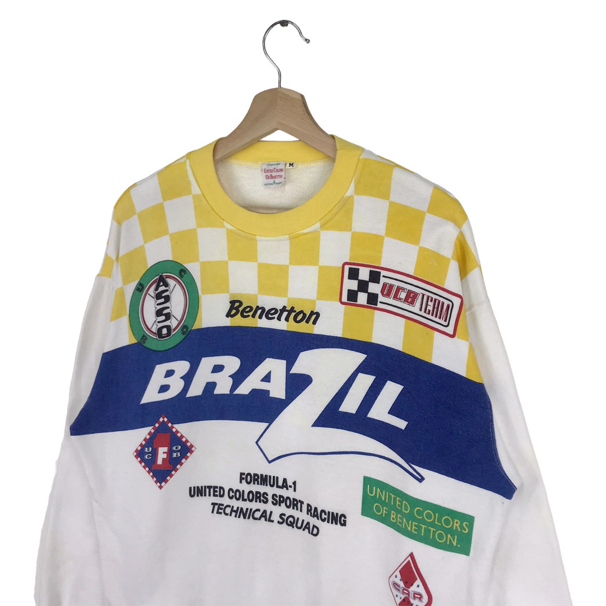 United Colors Of Benetton - 90’s Benetton F1 Brazil Racing Team Crewneck - 4