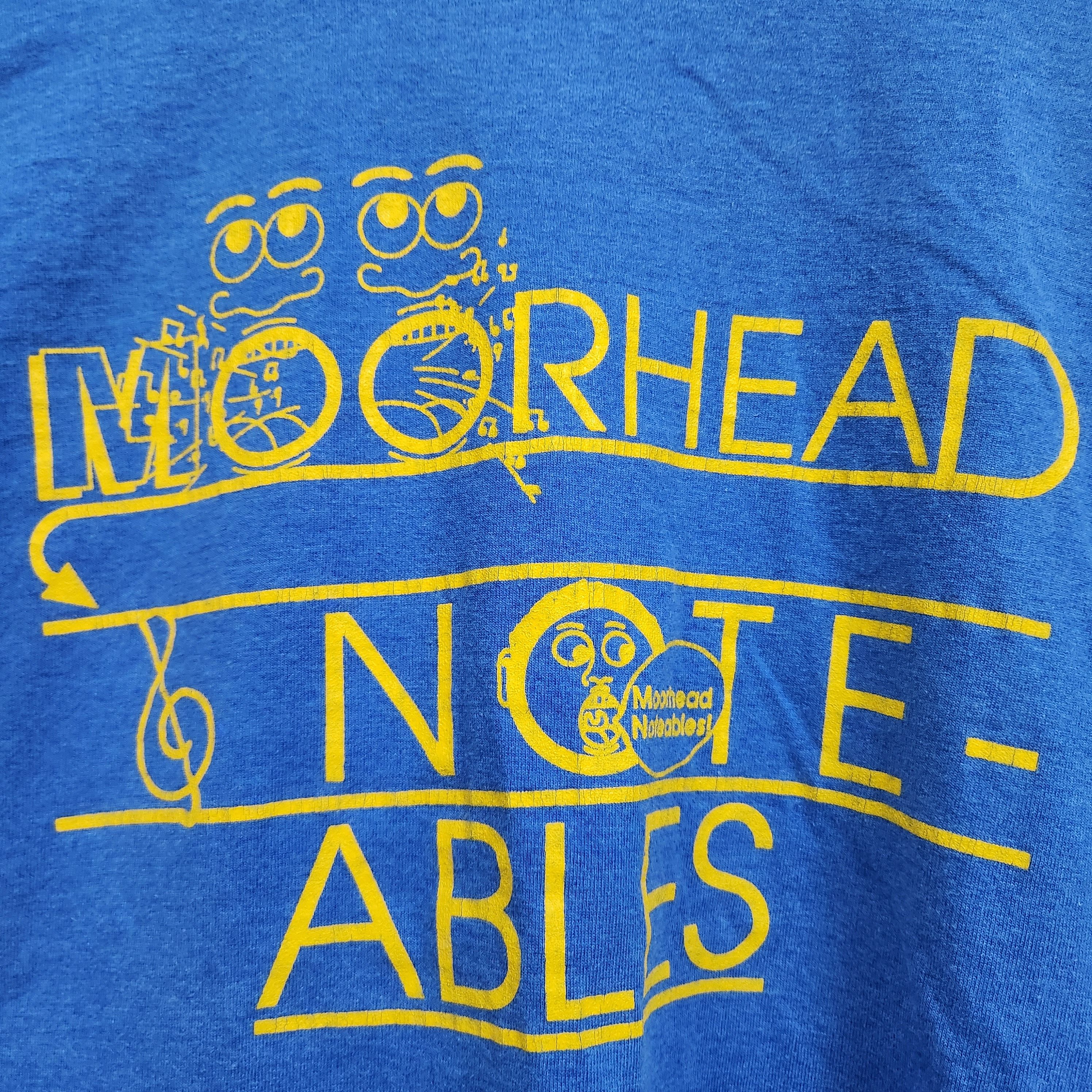 Vintage Moorhead Noteables TShirt Single Stitches - 8