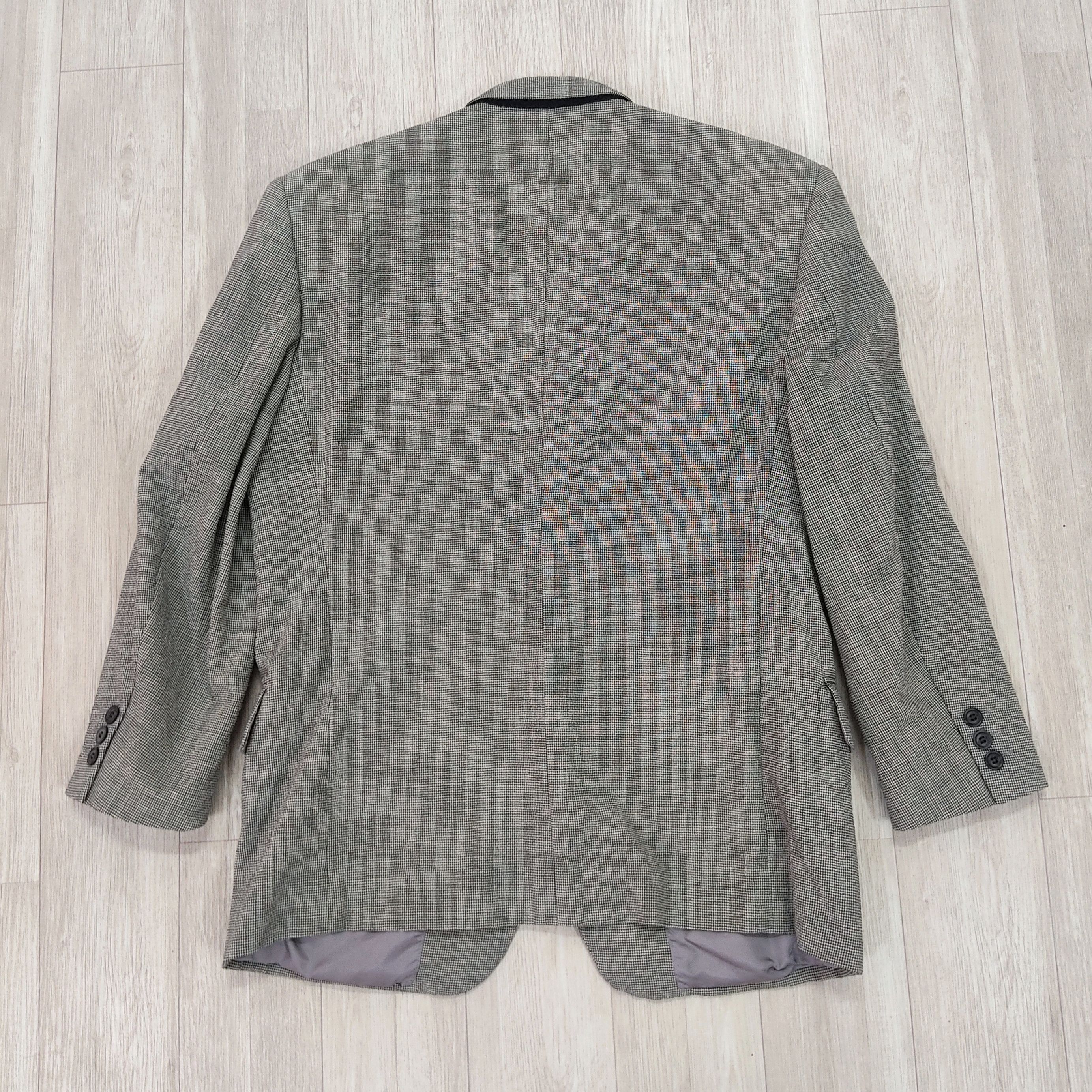 Vintage - IM MIYAKE Studio Design Checkered Wool Blazer Coat - 15