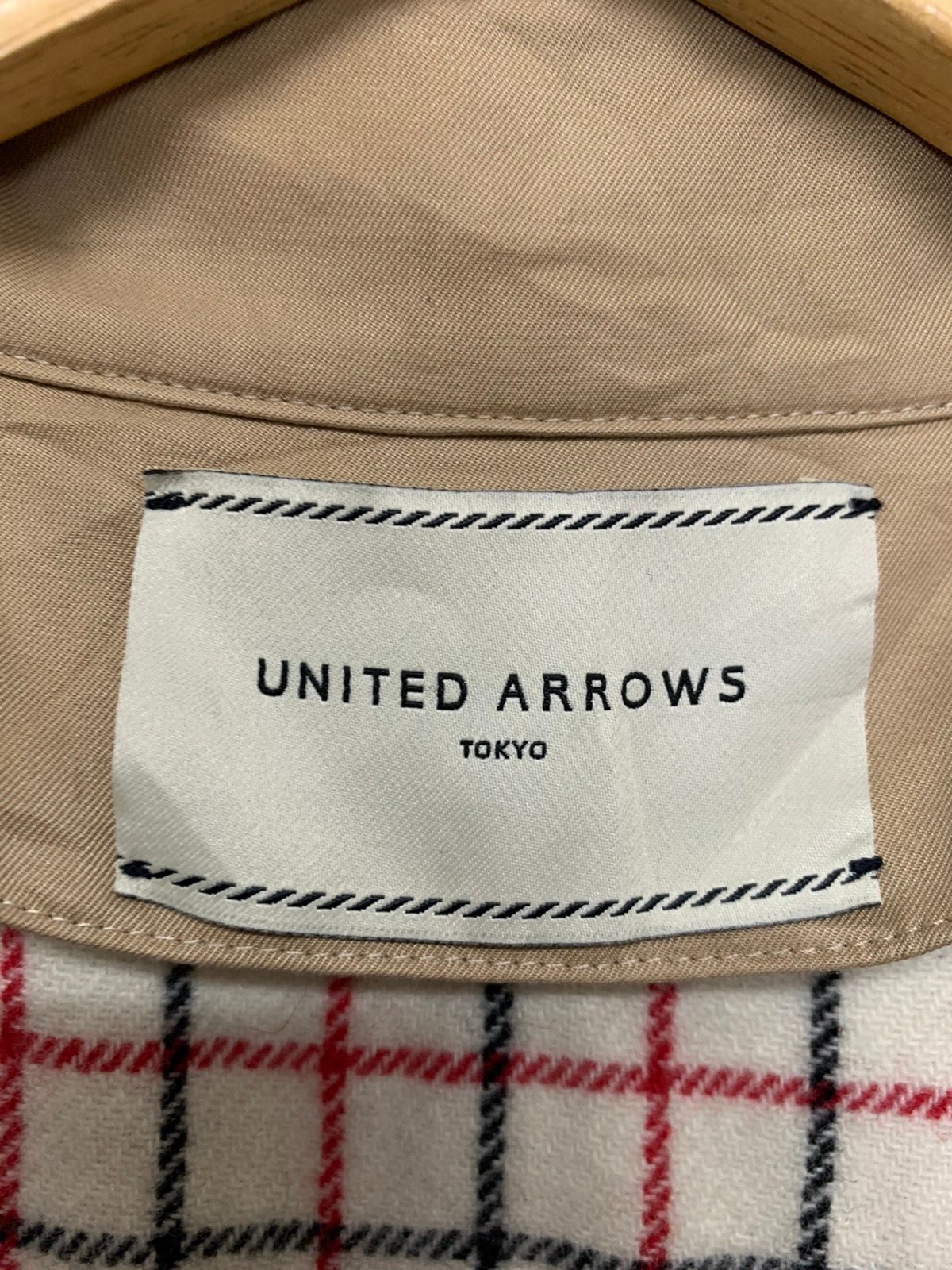 United Arrows Tokyo Trench Double Lining Coat Long Jacket - 9