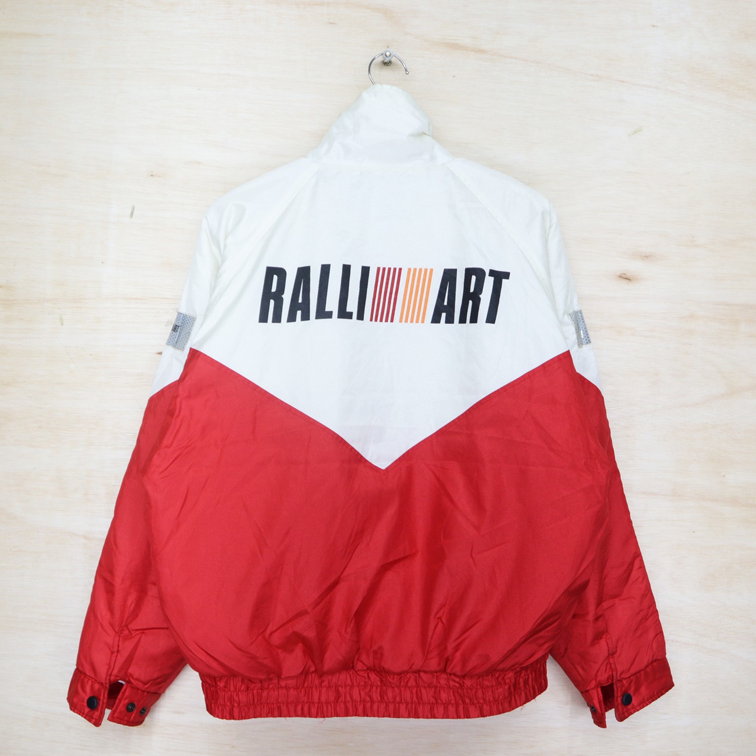 Vintage 90s RALLIART MITSUBISHI MOTORS Big Logo Bomber Windbreaker Racing  Team Jacket Jackie Chan Ou