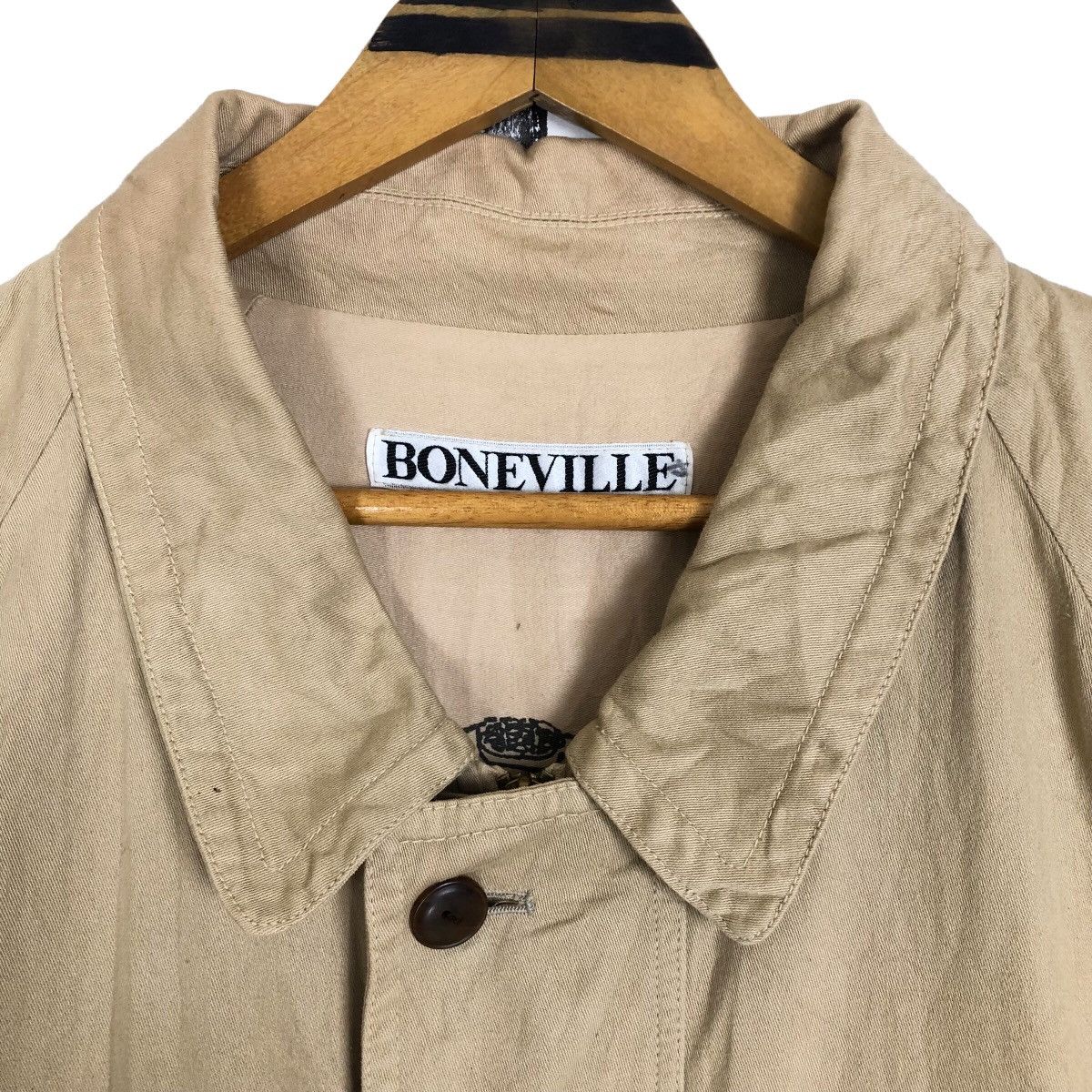 Vintage Boneville Navy Arctic Car Coat Trench Coat - 8