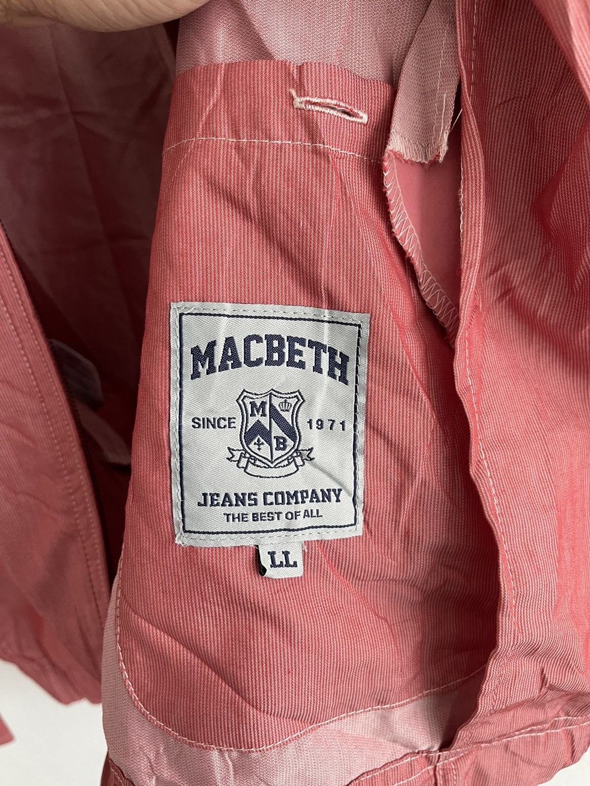 VINTAGE MACBETH LIGHT ZIPPER JACKET - 3