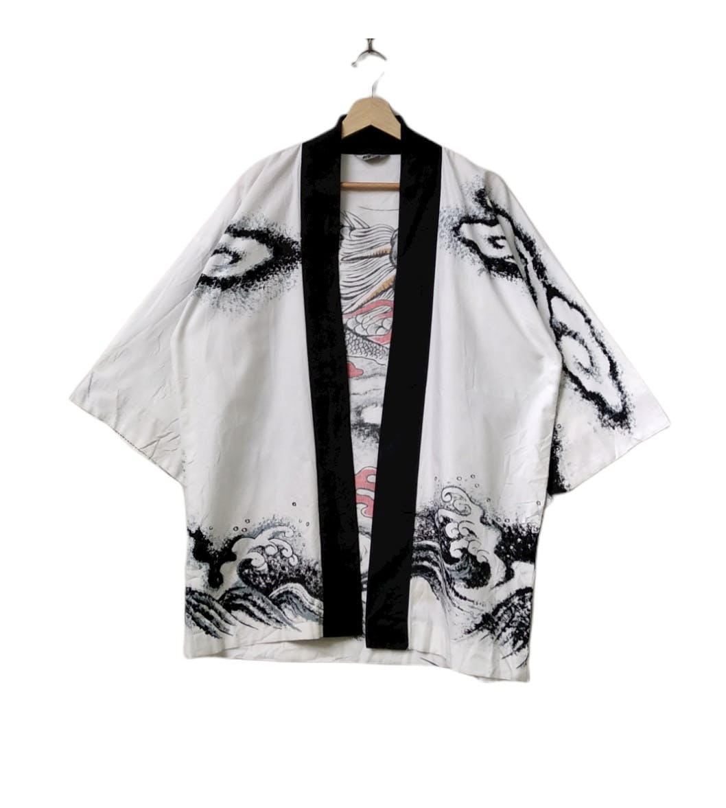 Vintage - Limited🔥Silk Kimono Japan Dragon Over Print Style - 5