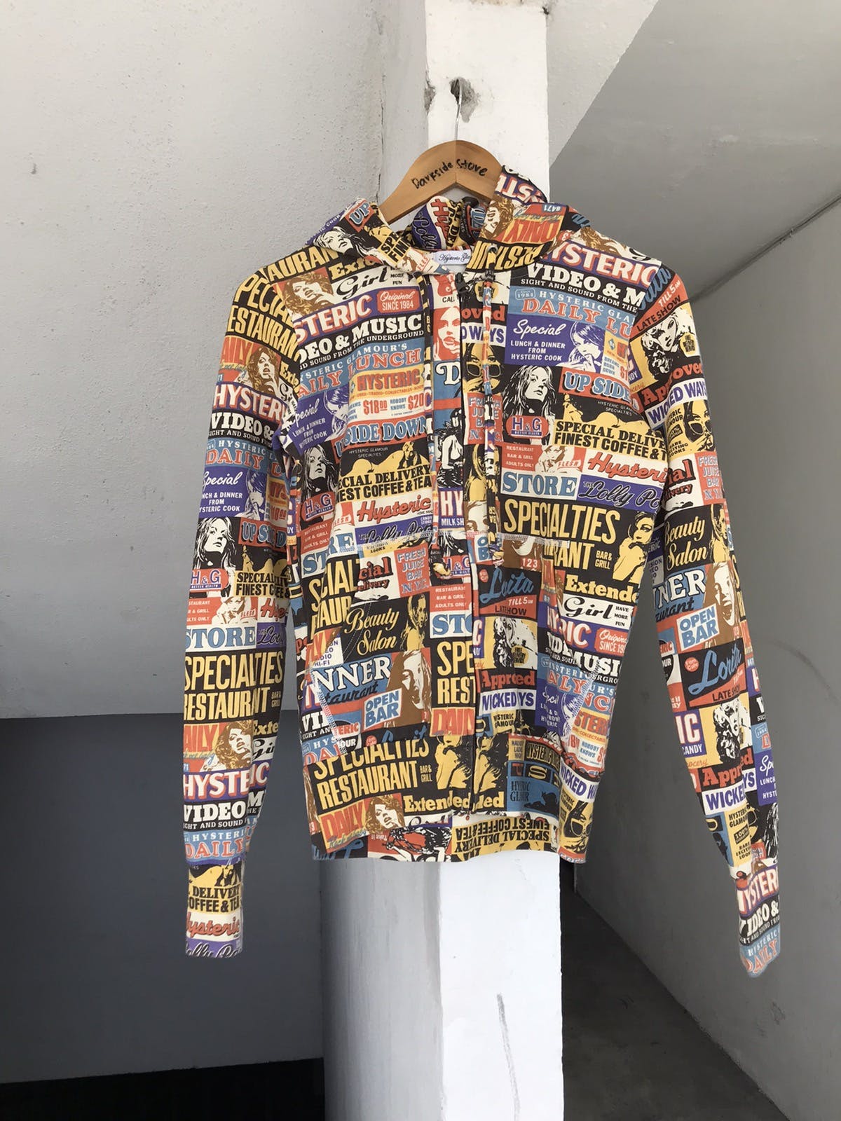 Rare Hysteric Glamour Fullprint Zipper Hoodie - 8