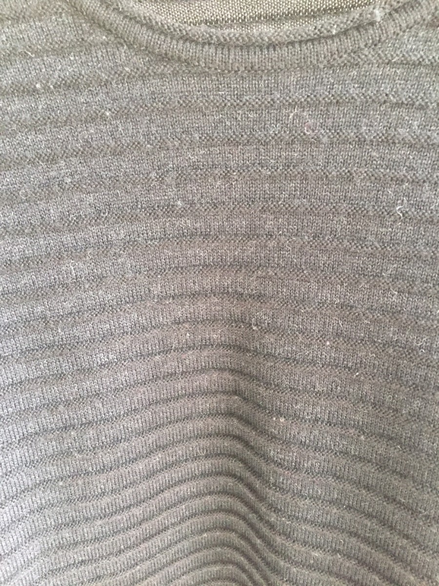 Issey Miyake - Striped/textured wool knit - 3