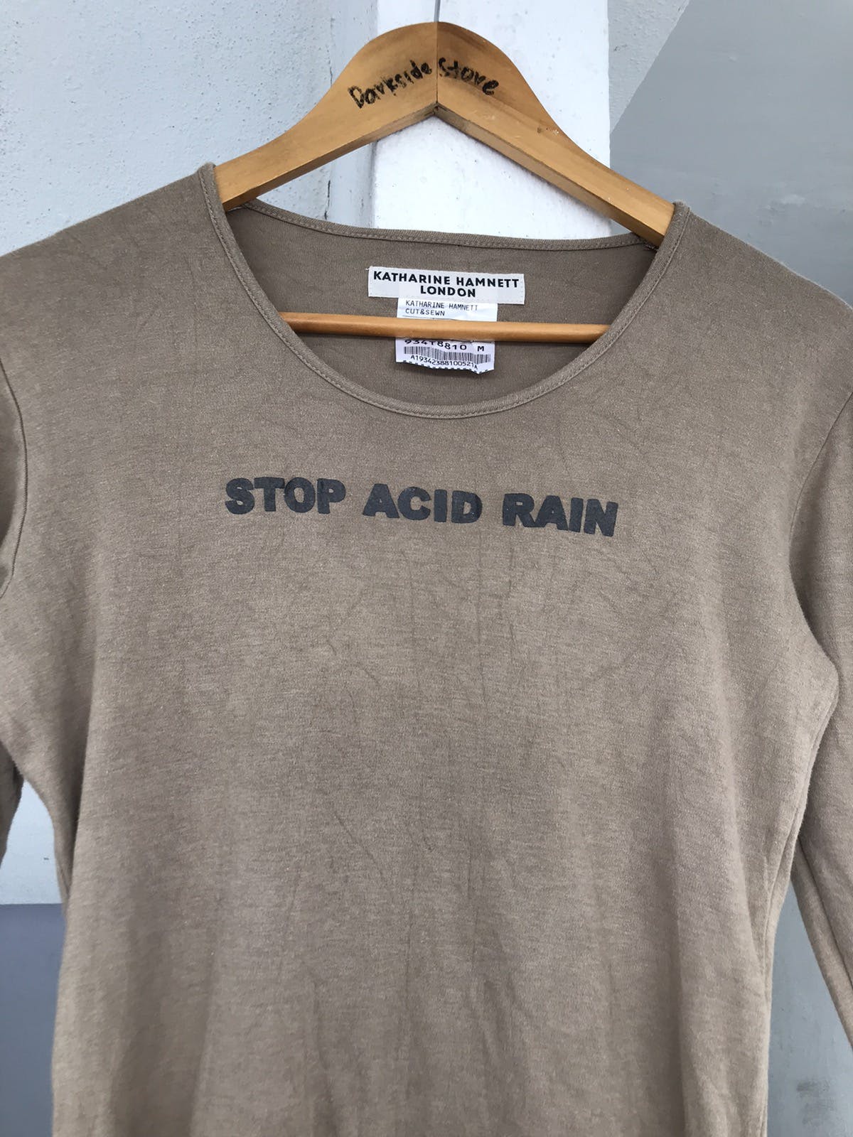 Katharine Hamnett London - Vintage Katherinne Hamnett London Stop Acid Rain tee - 5