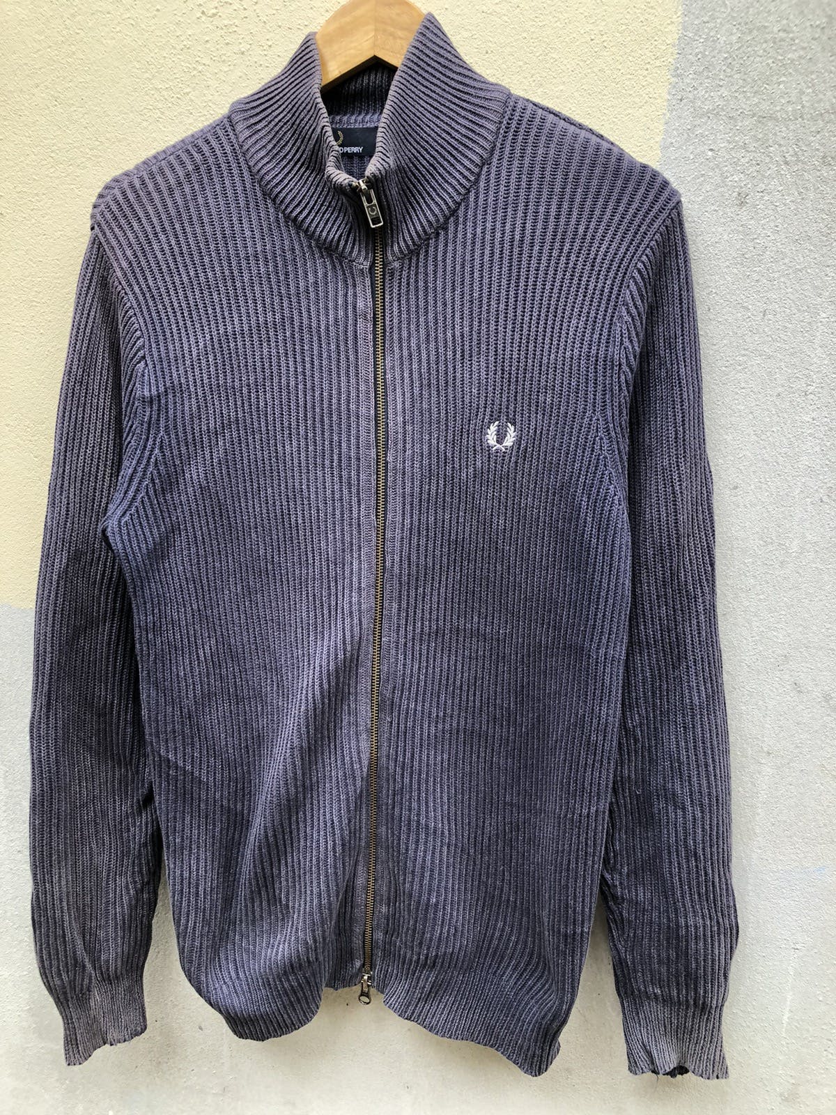 Vintage Fred Perry sun faded Zip up Sweater’s - 2