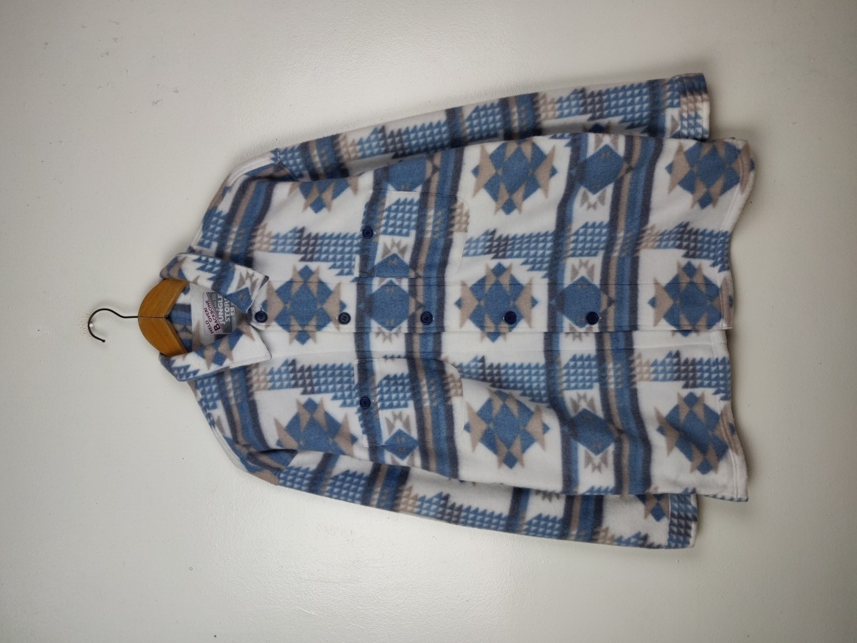 Japanese Brand - Jungle Storm Japan (Backbone) Fleece Jacket - 2