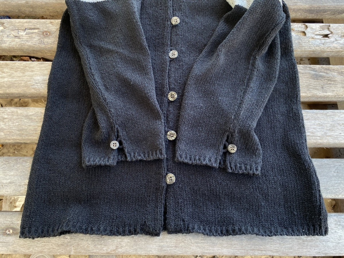 Cardigan - Apt Basic Evolve Wool Blend Knitted Sweater Cardigan - 6