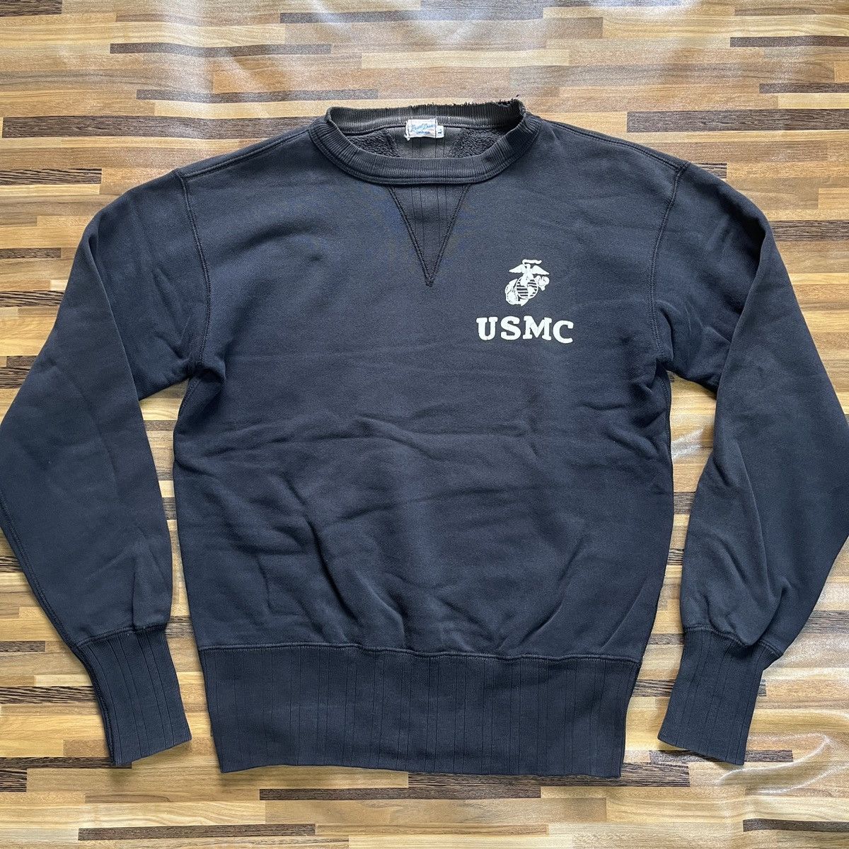 Vintage 1970s USMC Sweater US Marines Sportswear - 14