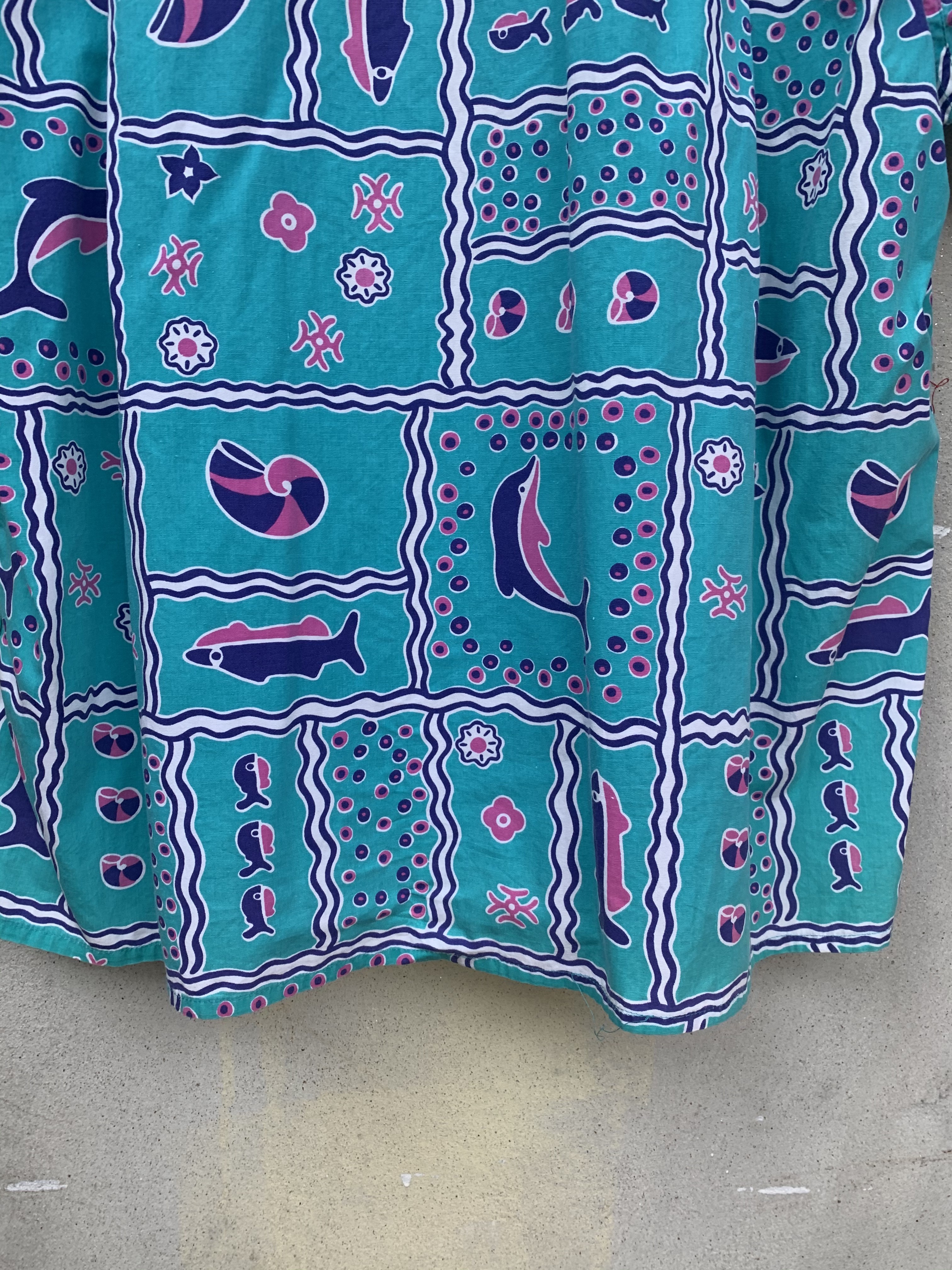 Art - Vintage Preview International Marine Motive Button Shirt - 10