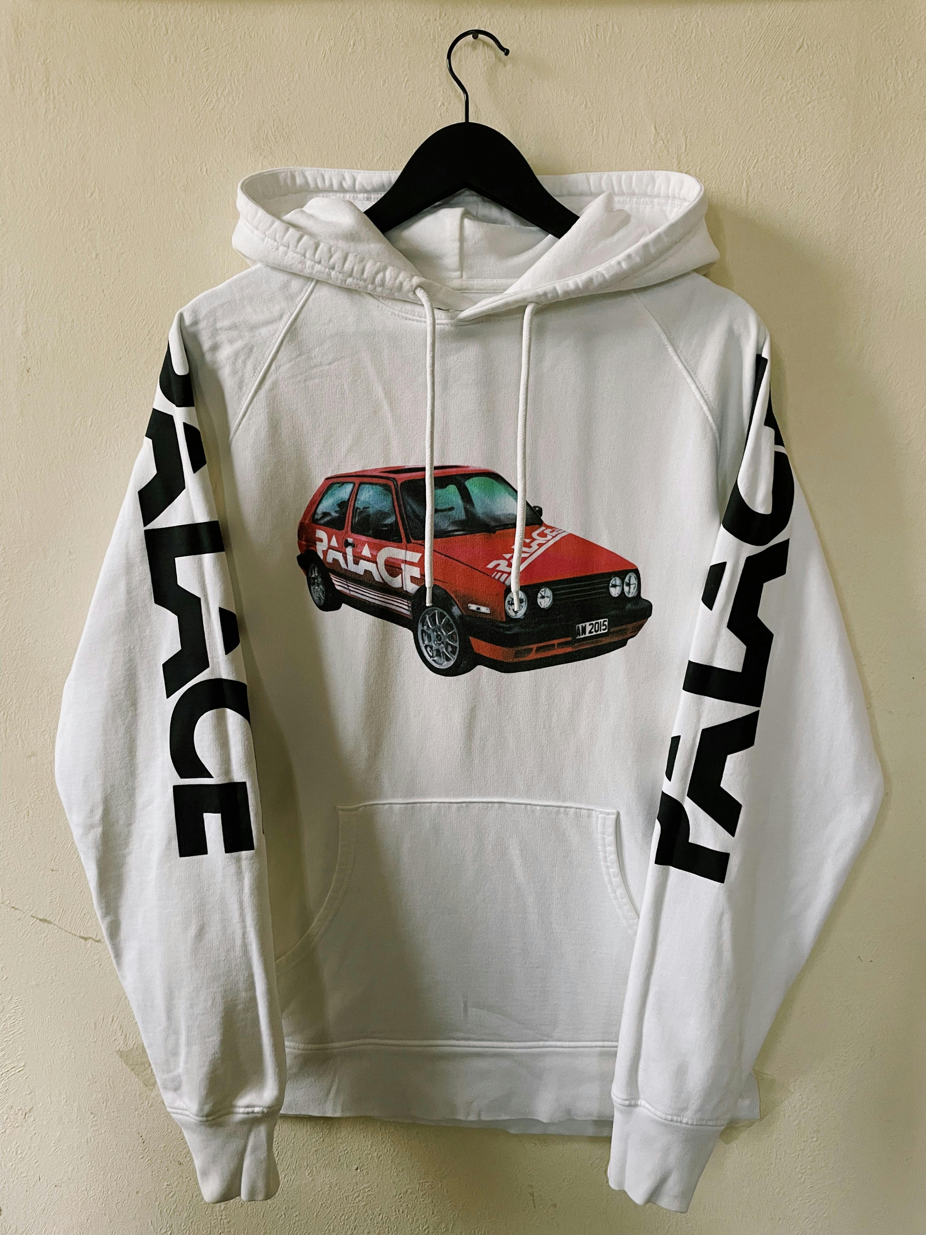 Palace Schotter Golf GTI Car Hoodie White - 1