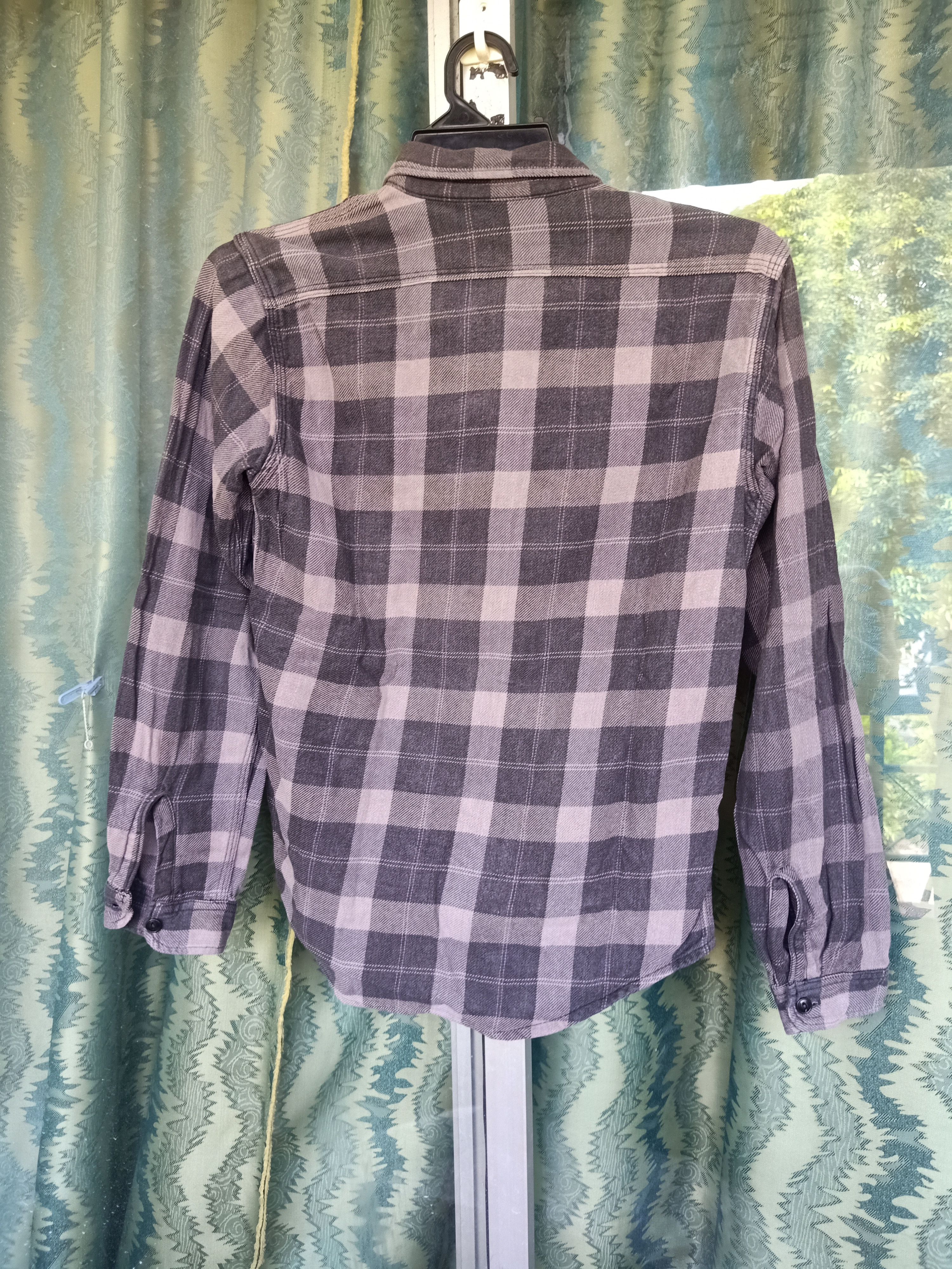 Sugar Cane - Sugarcane Twill check Flannel shirt - 4