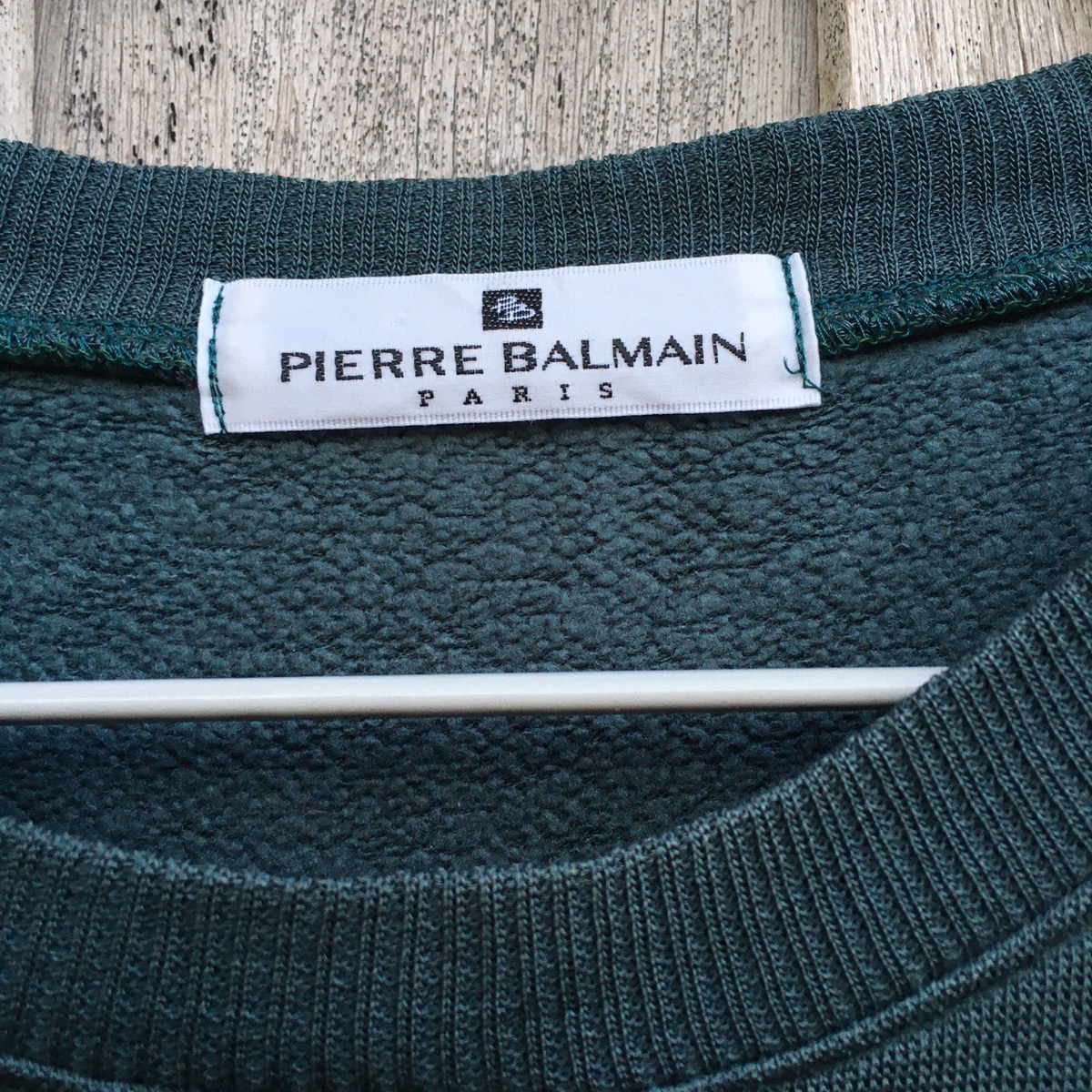 Vintage - Vintage Pierre Balmain Sweatshirt Embroidery Big Logo - 5