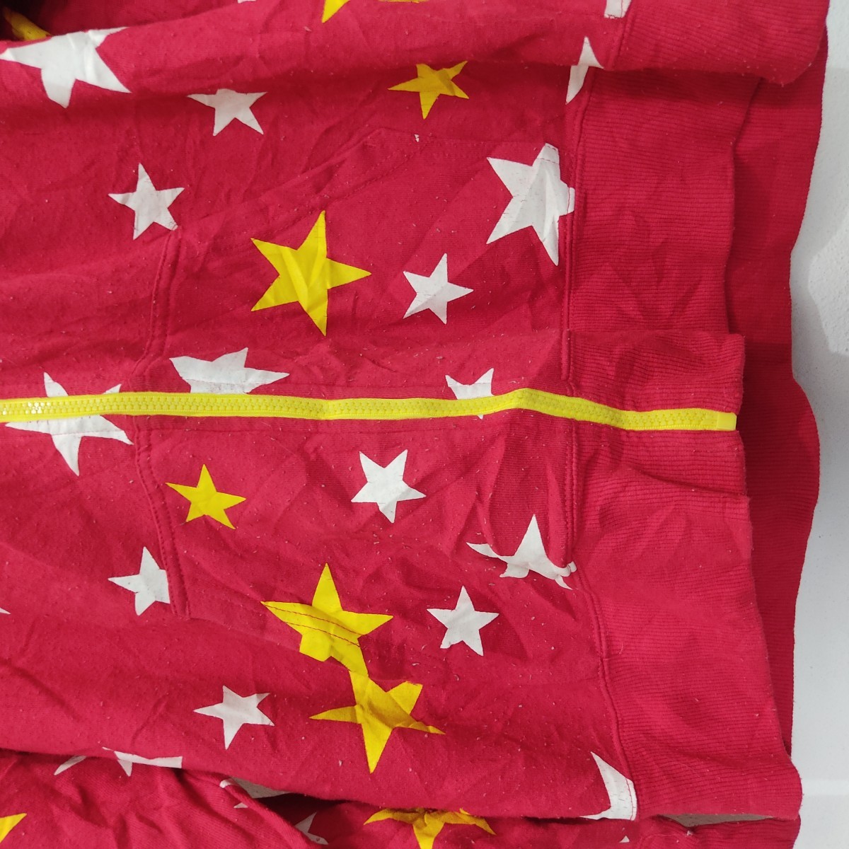 American Apparel - American Full Print Star Flag Red Hoodie - 4