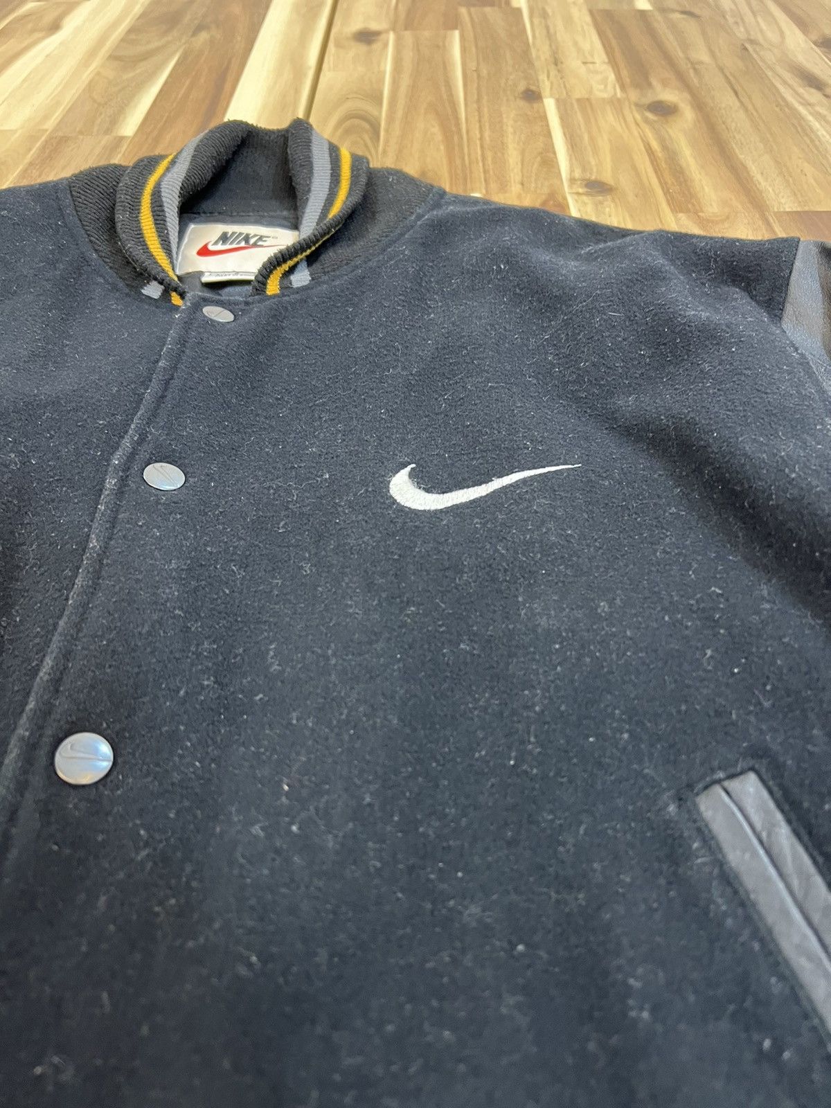 Nike Swoosh Big Logo Varsity Jacket - 7