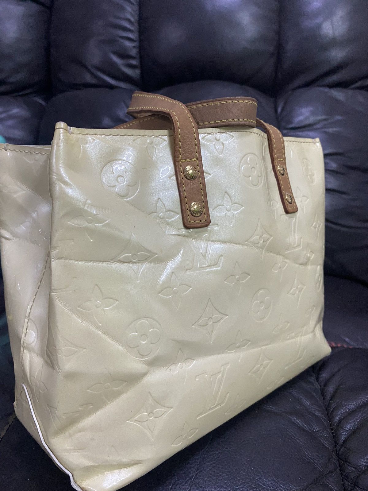 Authentic Louis Vuitton Mini Vernis Tote Bag - 9