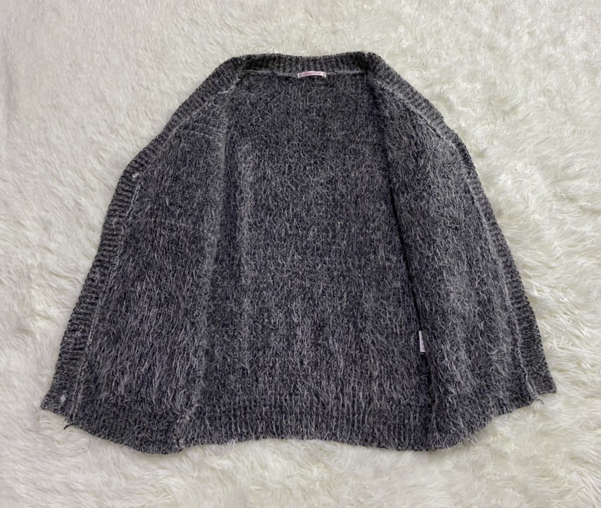 Cardigan - Sharera Cozy Mohair Sweater Cardigan - 6