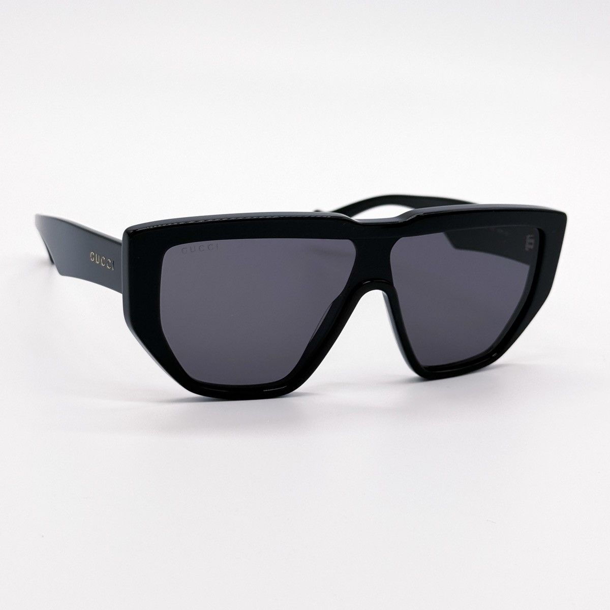 NEW GUCCI GG0997S 002 GEOMETRIC BLACK UNISEX SUNGLASSES - 6