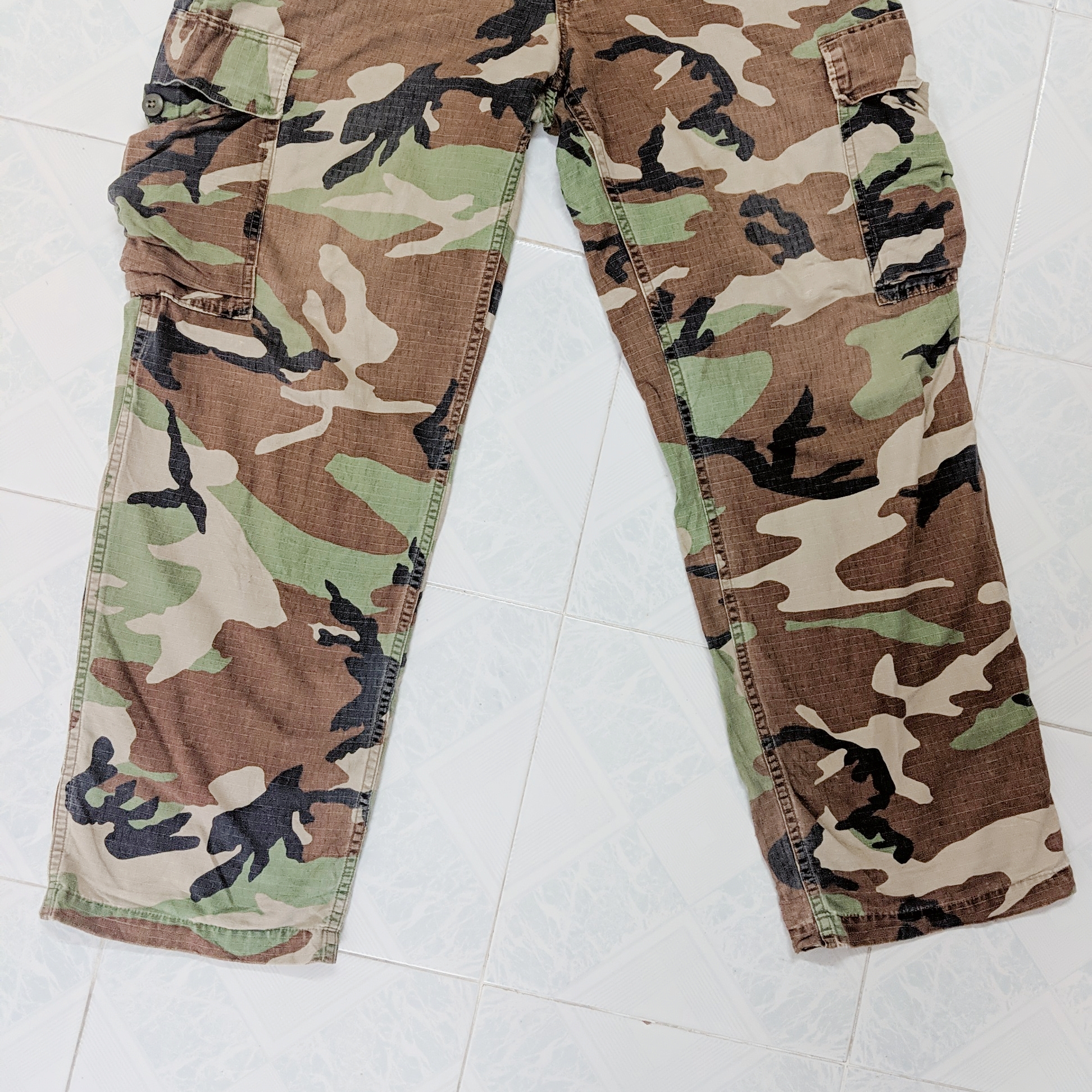 Vintage - Vintage Post Overalls Camo Utility Tactical Cargo Pants - 6