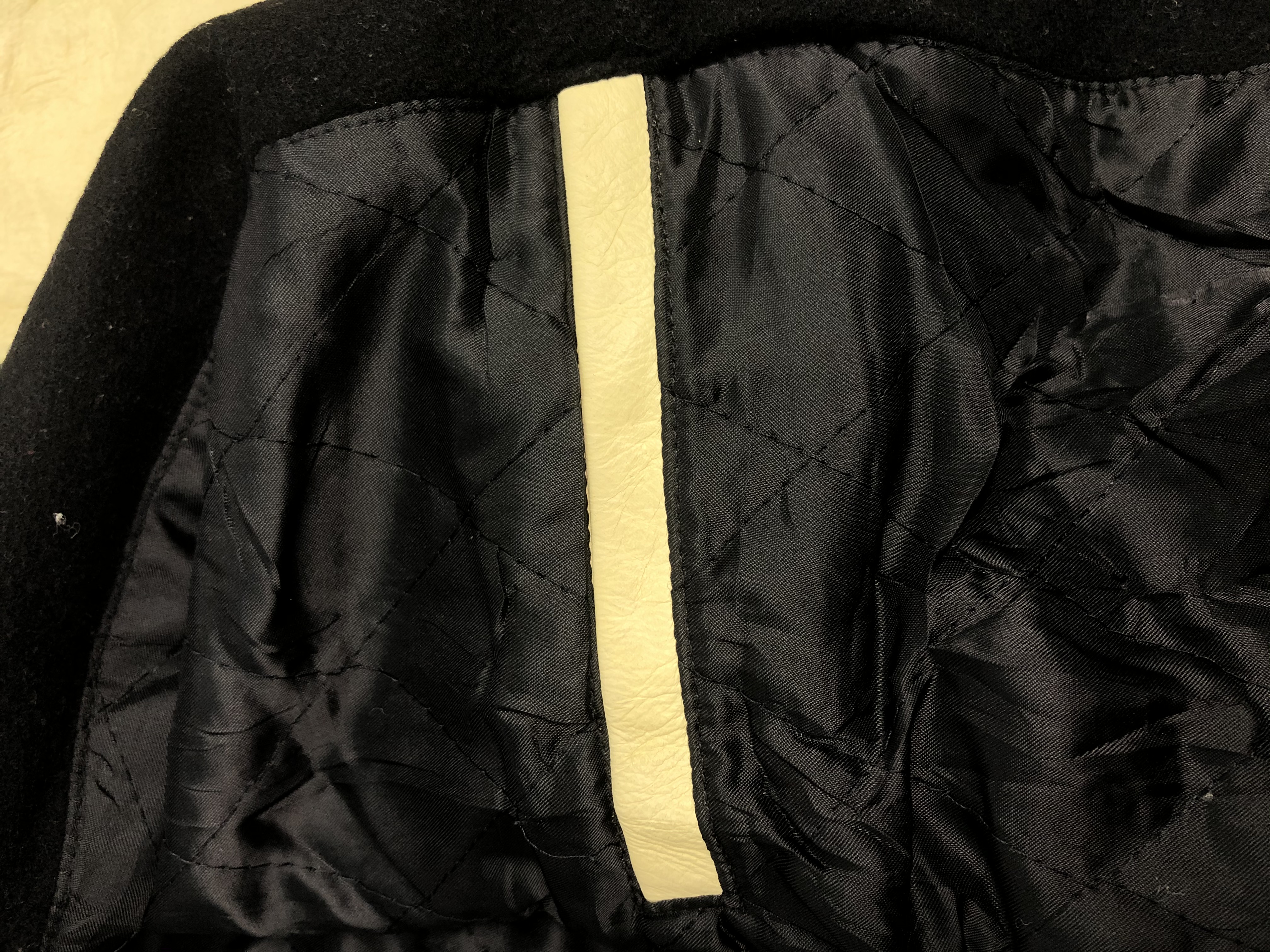 Vintage - Vintage 90S Varsity Synthetic Leather Jacket - 6