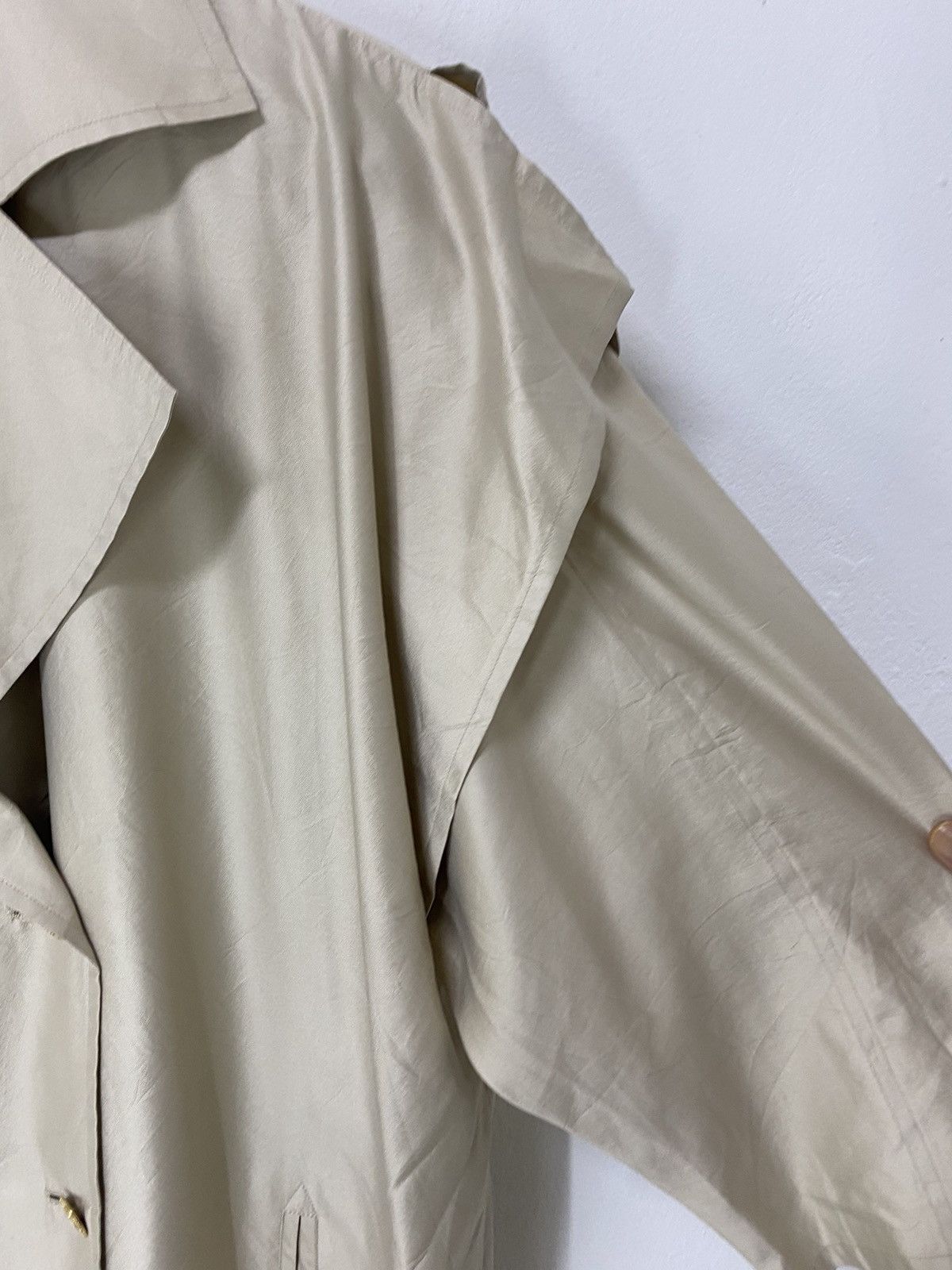 Balenciaga Double Breast Jacket silk Fashion Design - 9