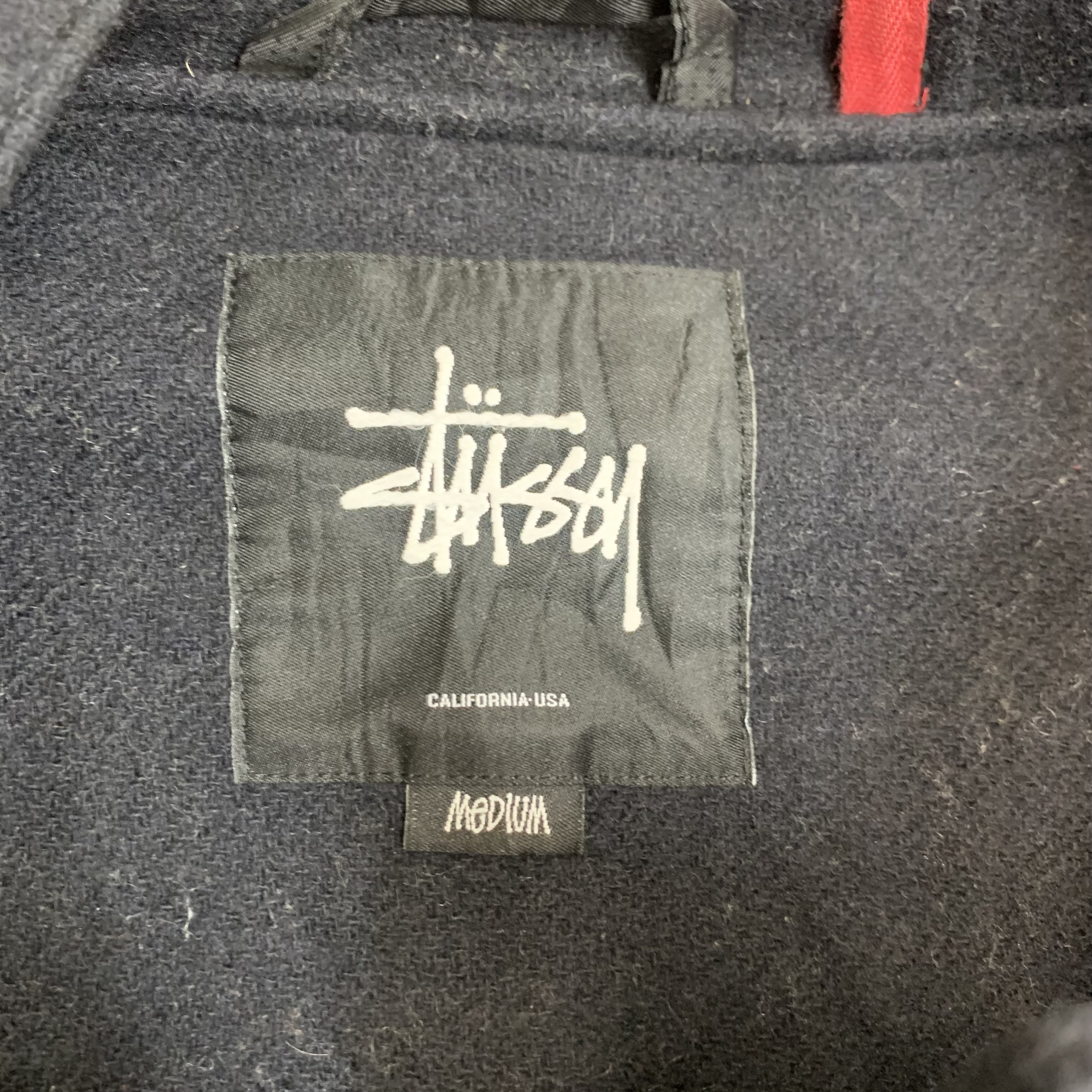 STUSSY WOOL DUFFLE COAT #4136-144