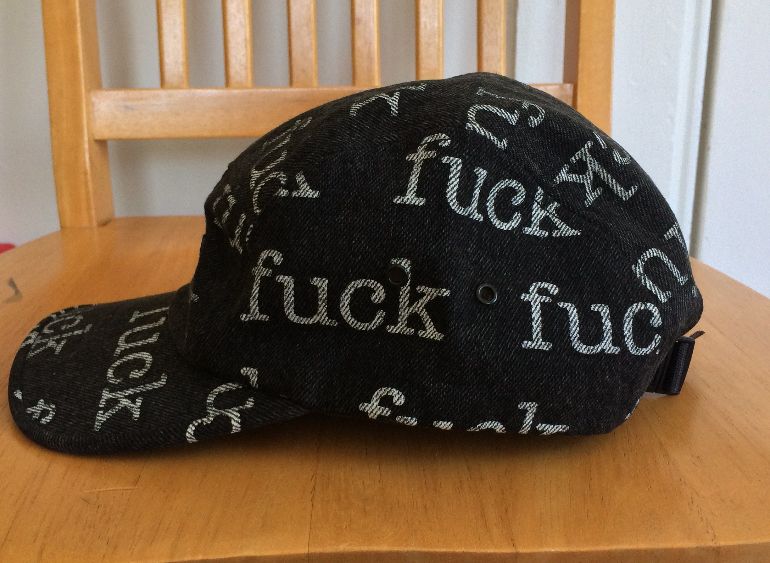 S/S 2013 Supreme Fuck Denim Camp Hat - 2