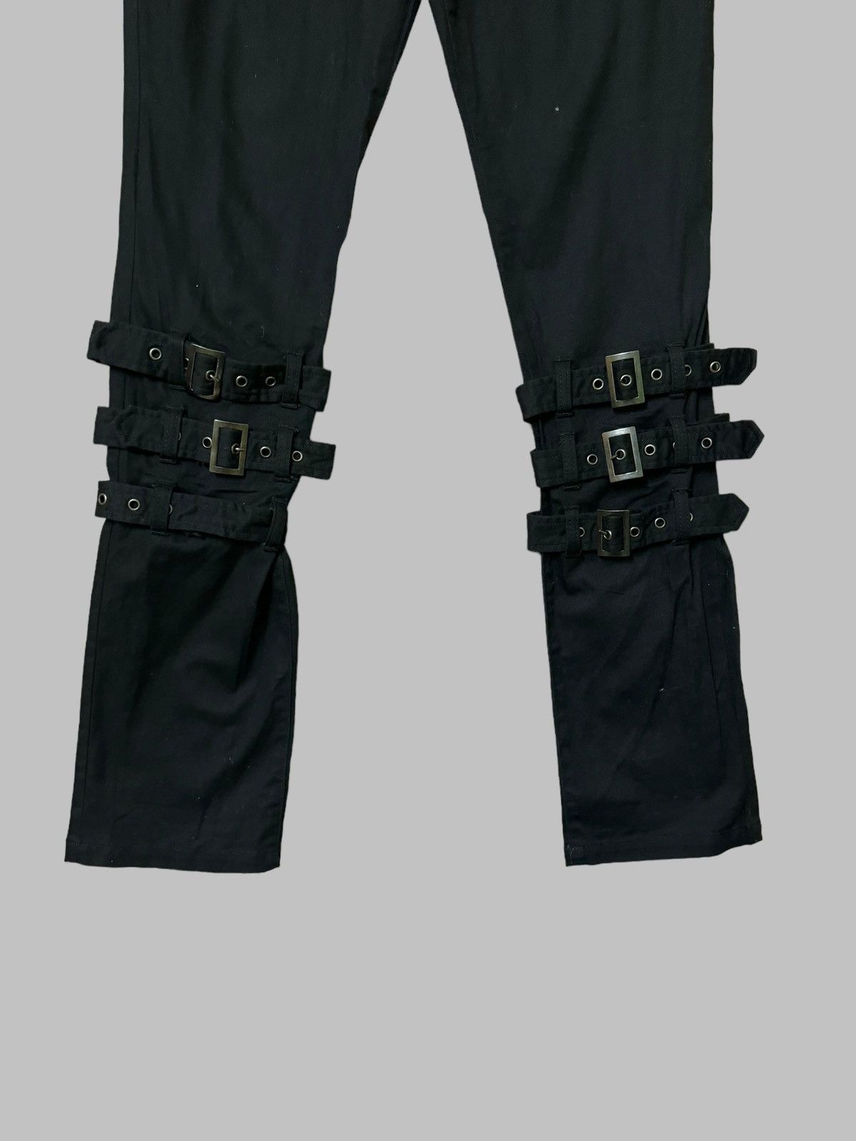 Vintage - Black Peace Now Bondage Punk Rock Style Pant - 6